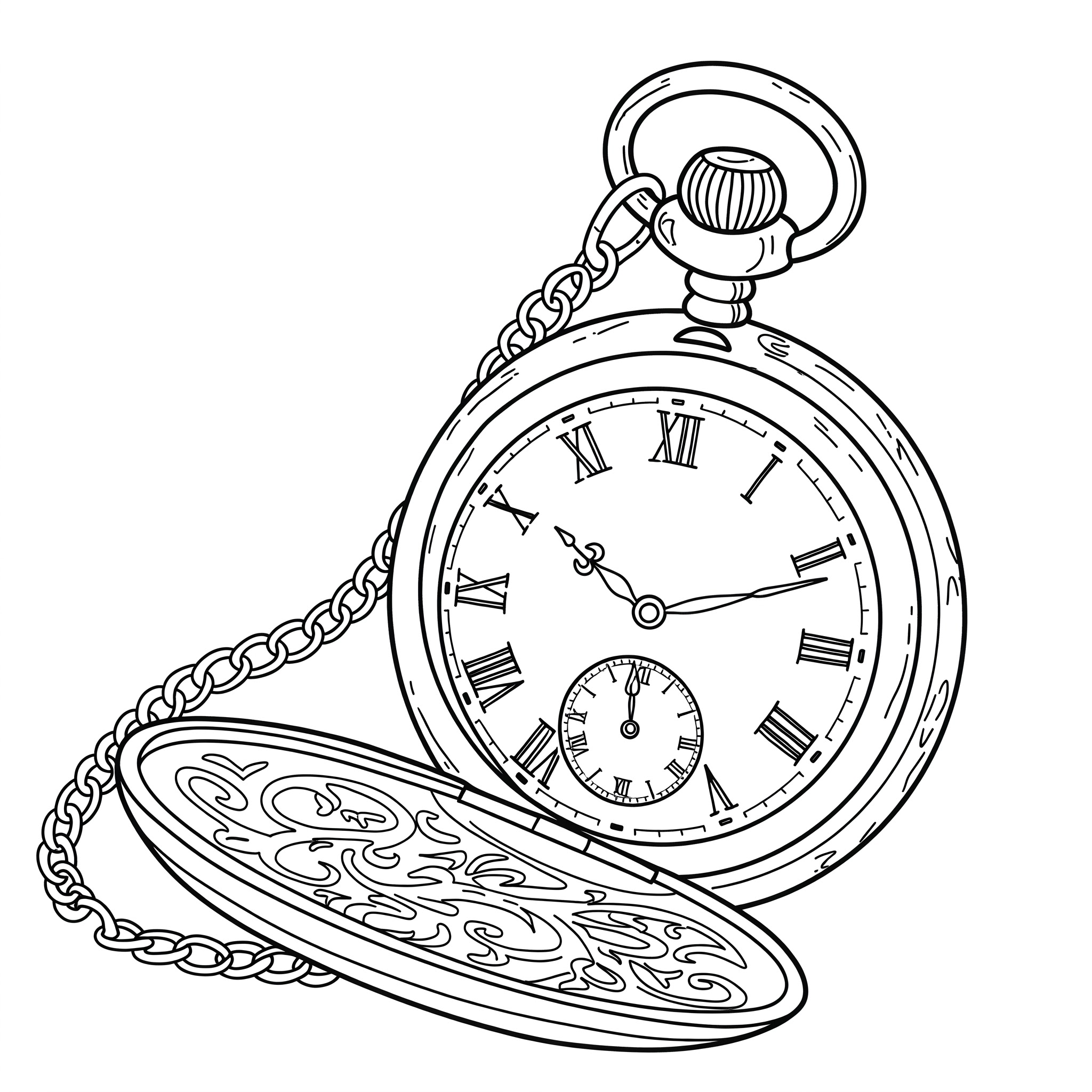 Clock Coloring Pages 14 free coloring Clock pages