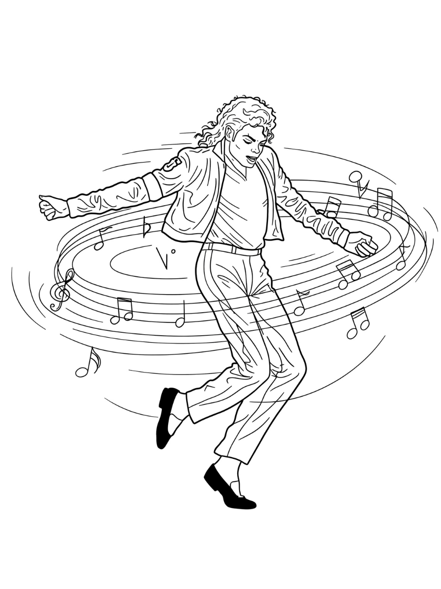 28 Dibujos De Michael Jackson Para Colorear Imprimibles En PDF Gratis