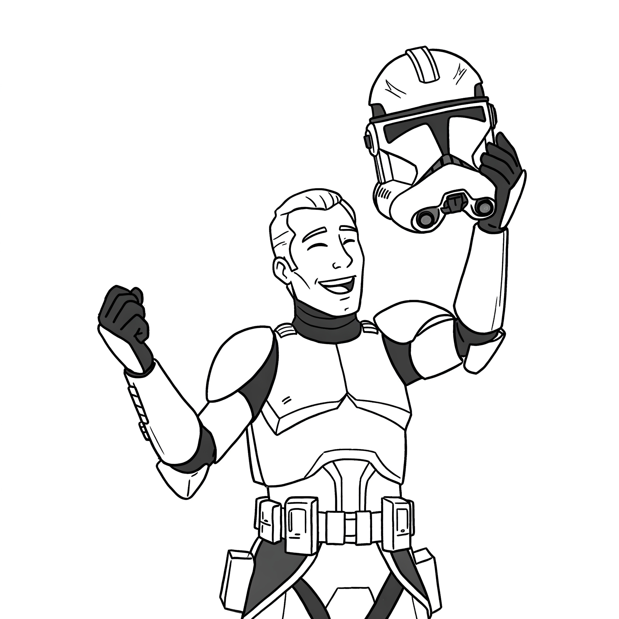 Clone Trooper Coloring Pages 3 free coloring pages Clone Trooper
