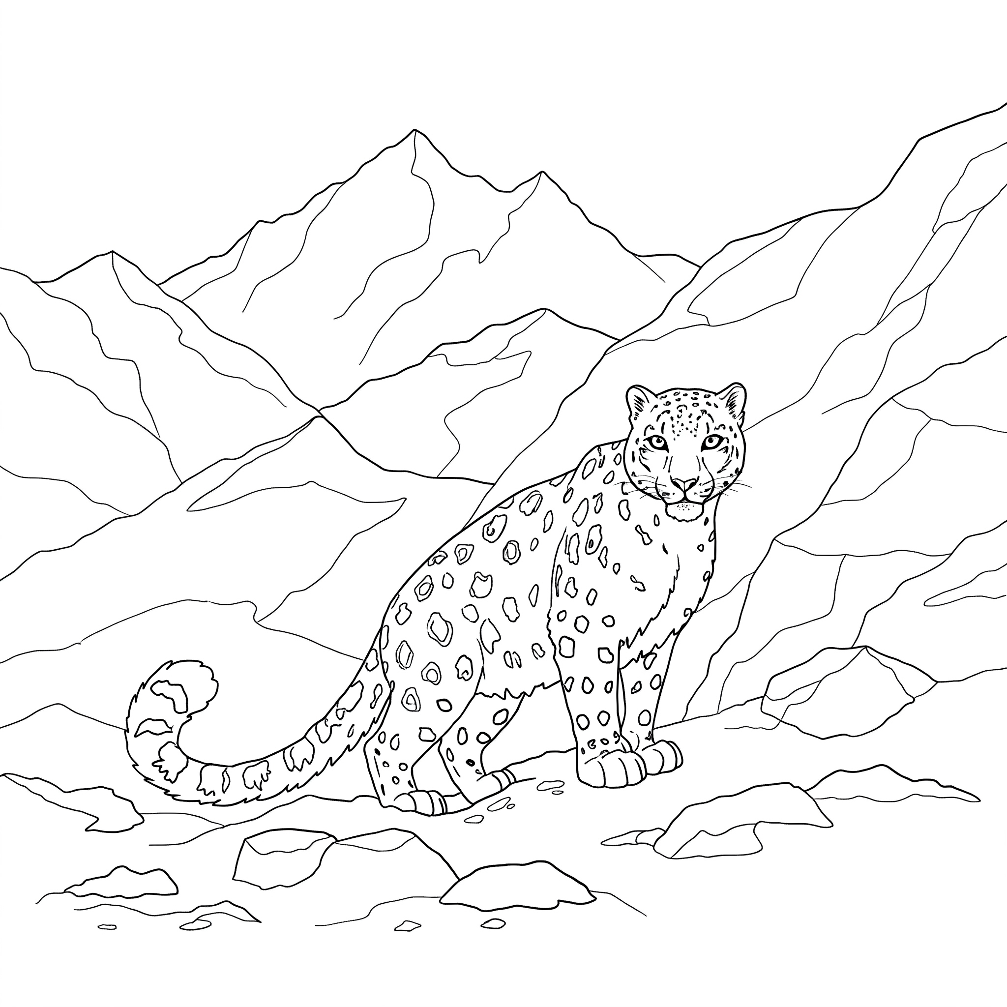 Leopard Coloring Pages 16 free Leopard tree coloring pages