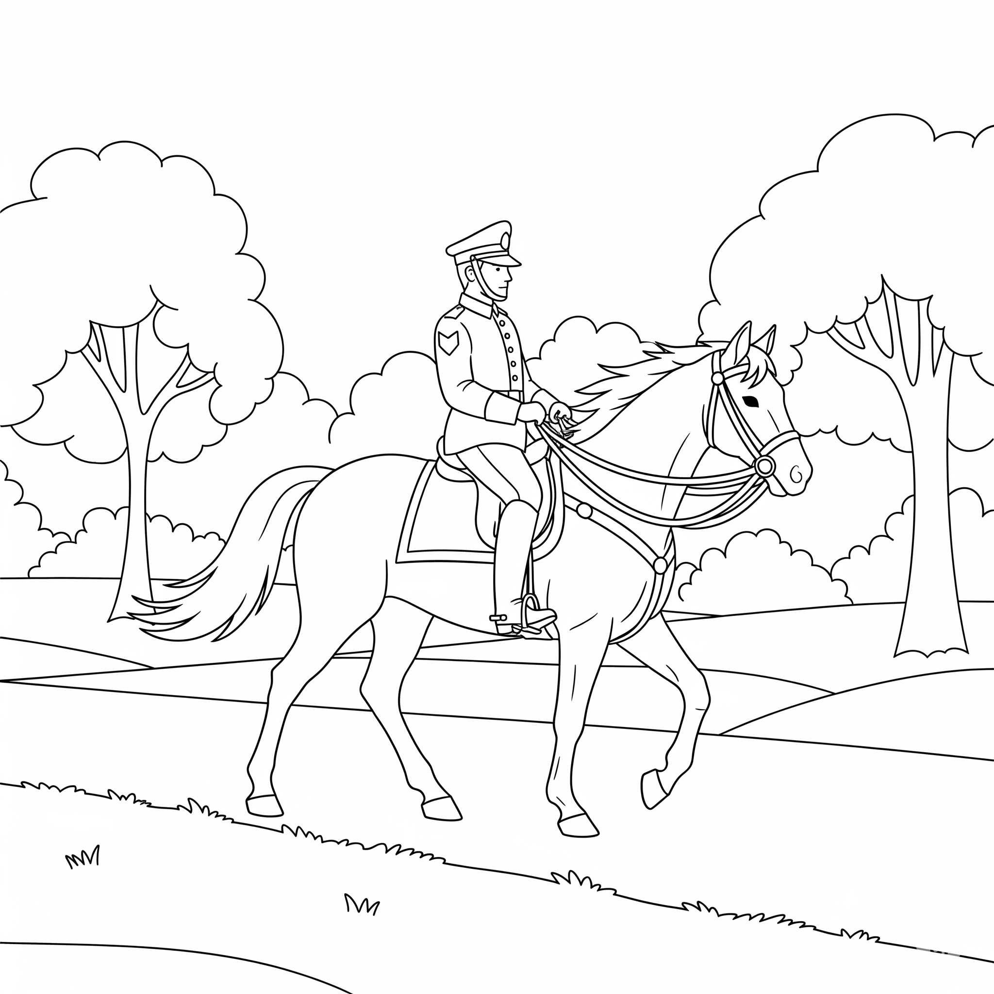 Police Officer Coloring Pages 8 printable Police Officer coloring pages for adults