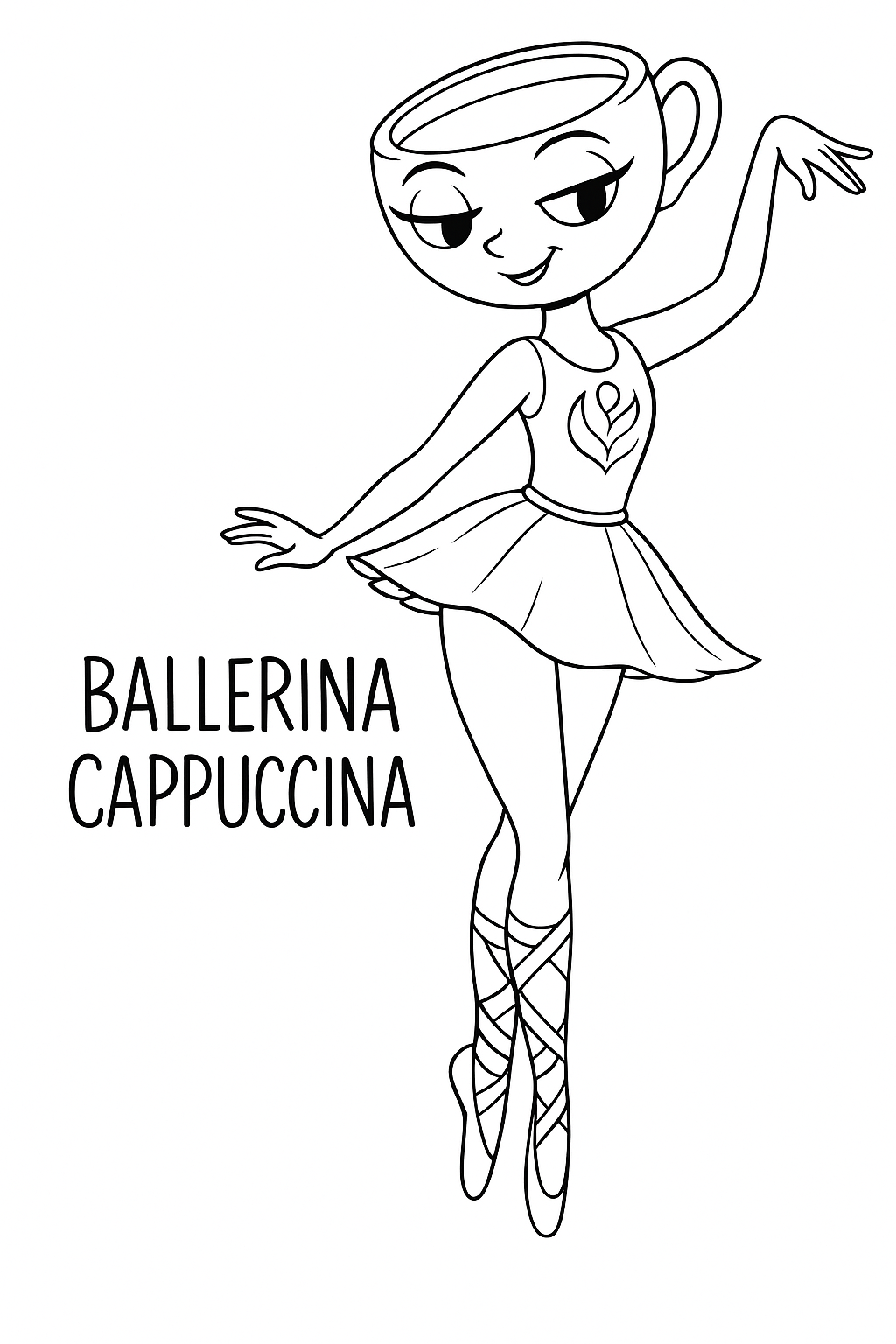 8 Coloriage Ballerina Cappuccina Imprimables Gratuits