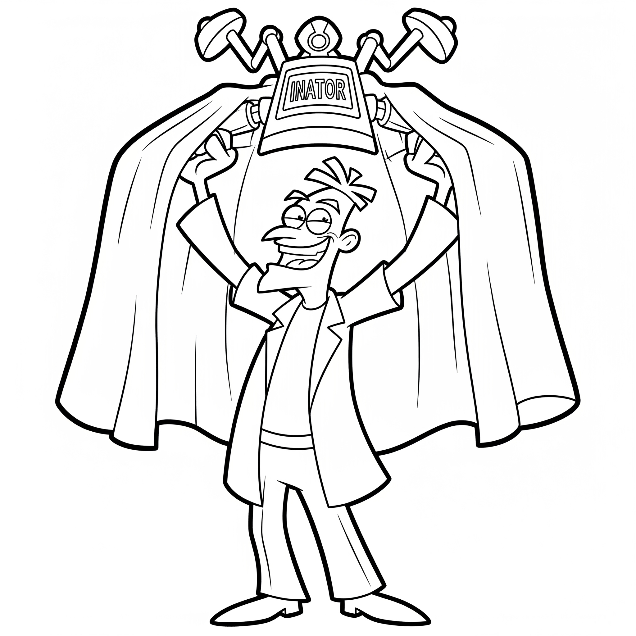 Phineas and Ferb Coloring Pages 6 Phineas and Ferb coloring pages