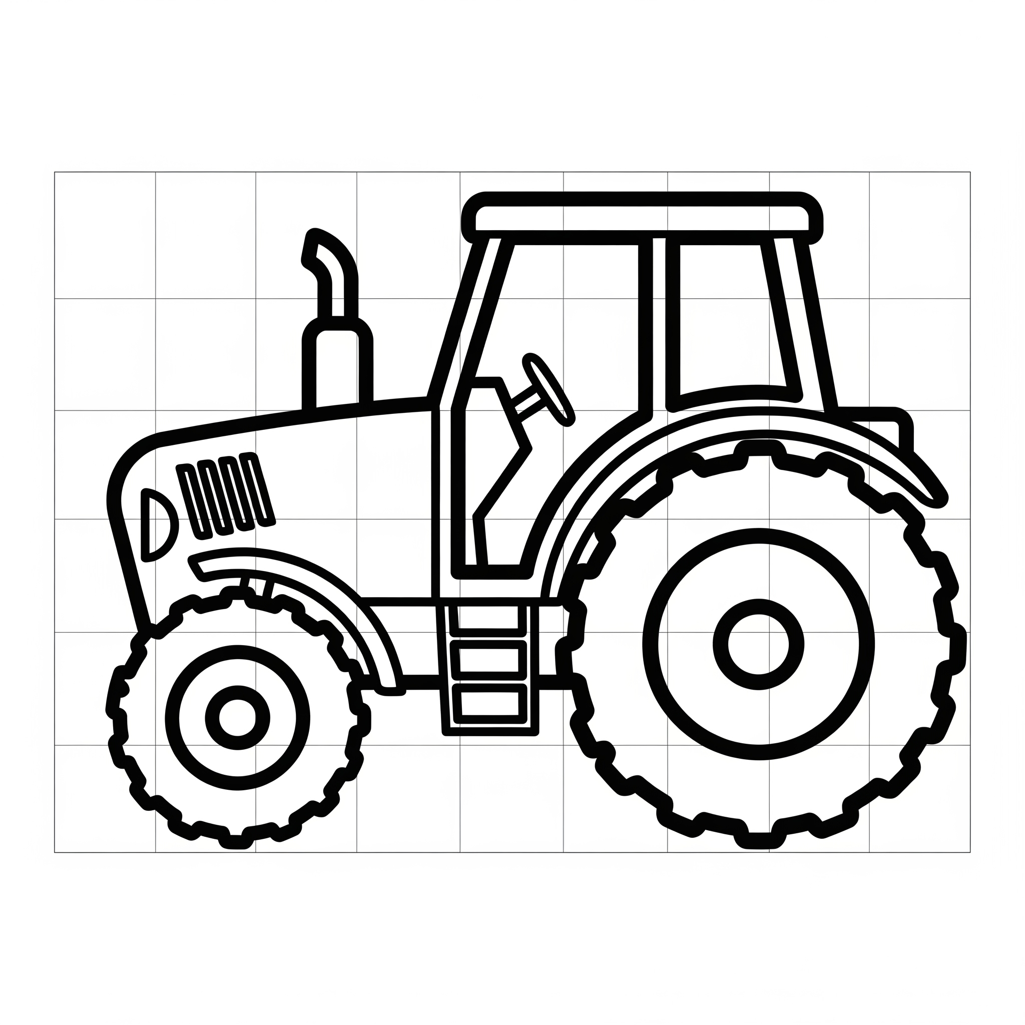 Tractor Coloring Pages 6 free full size printable Tractor coloring pages for adults pdf