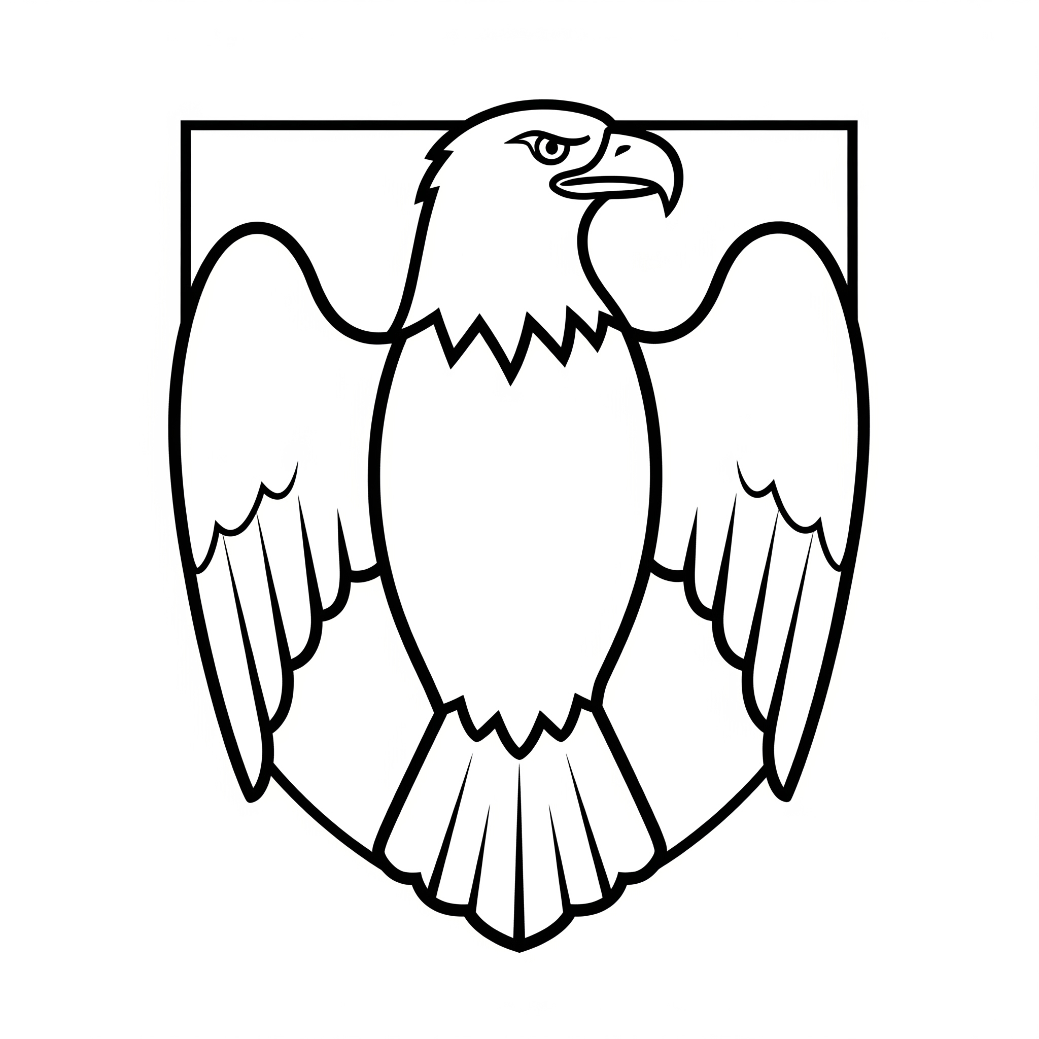 Bald Eagle Coloring Pages 20 hard Bald Eagle coloring pages 1