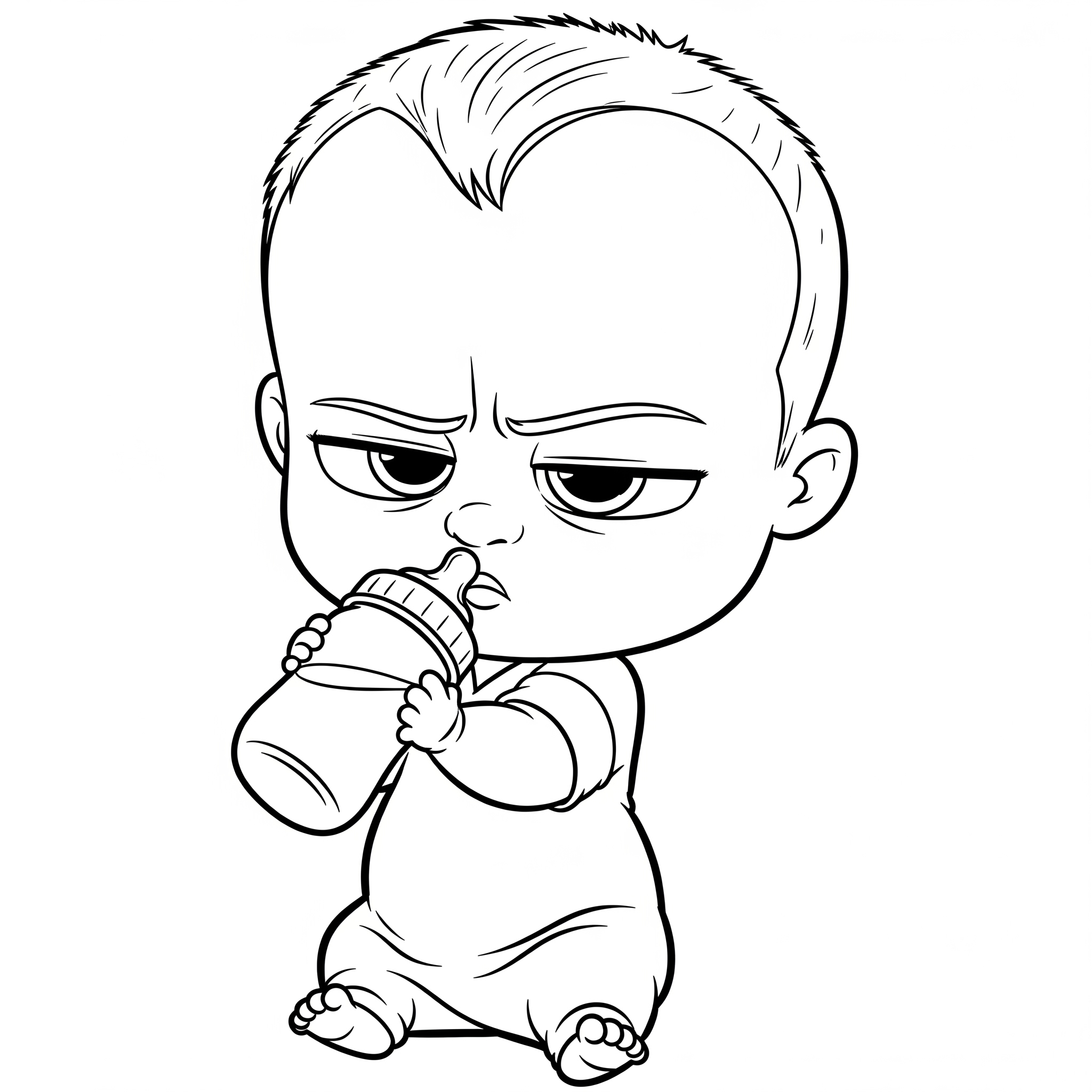 Boss Baby Coloring Pages 14 free Boss Baby coloring pages pdf
