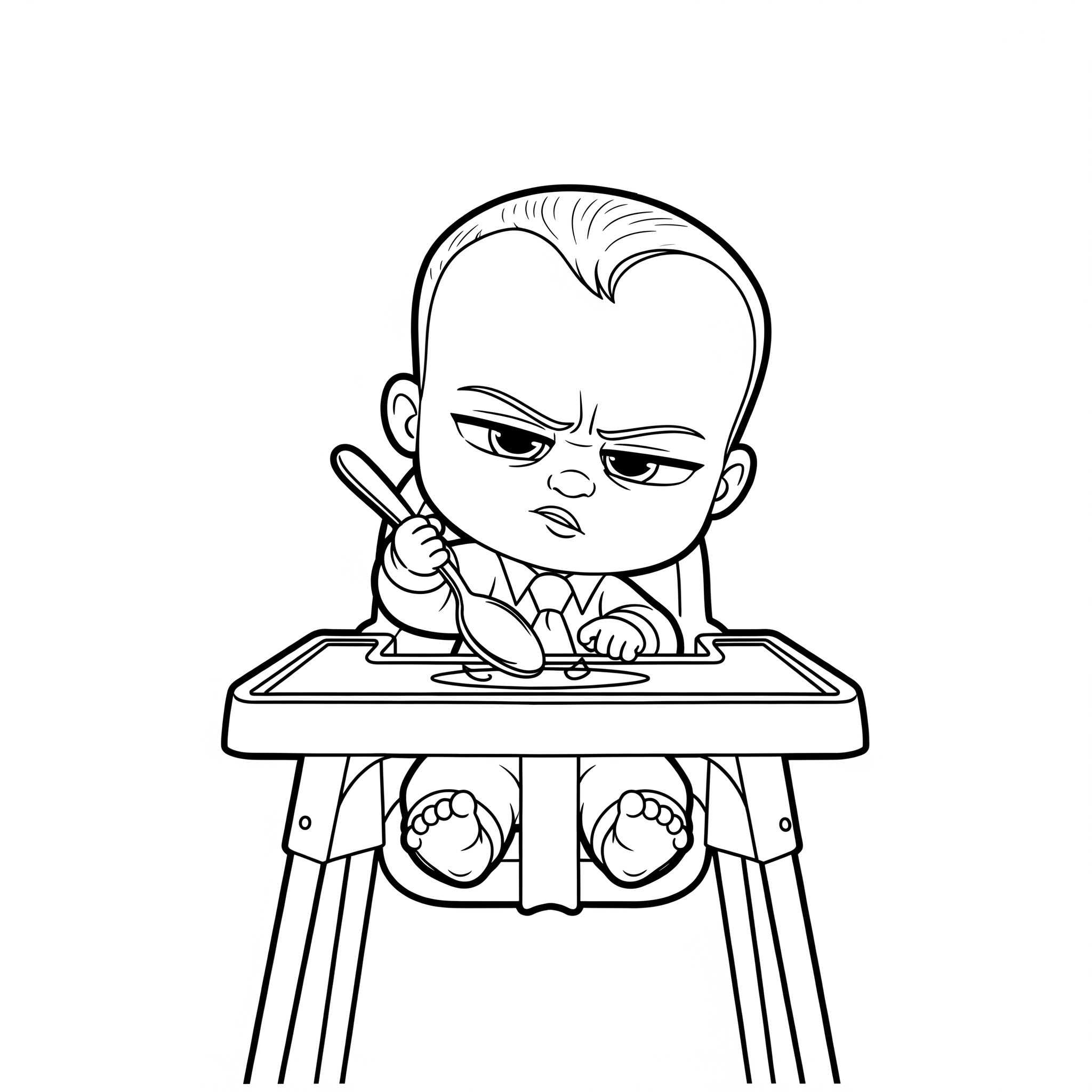 Boss Baby Coloring Pages 9 free printable Boss Baby coloring pages for adults