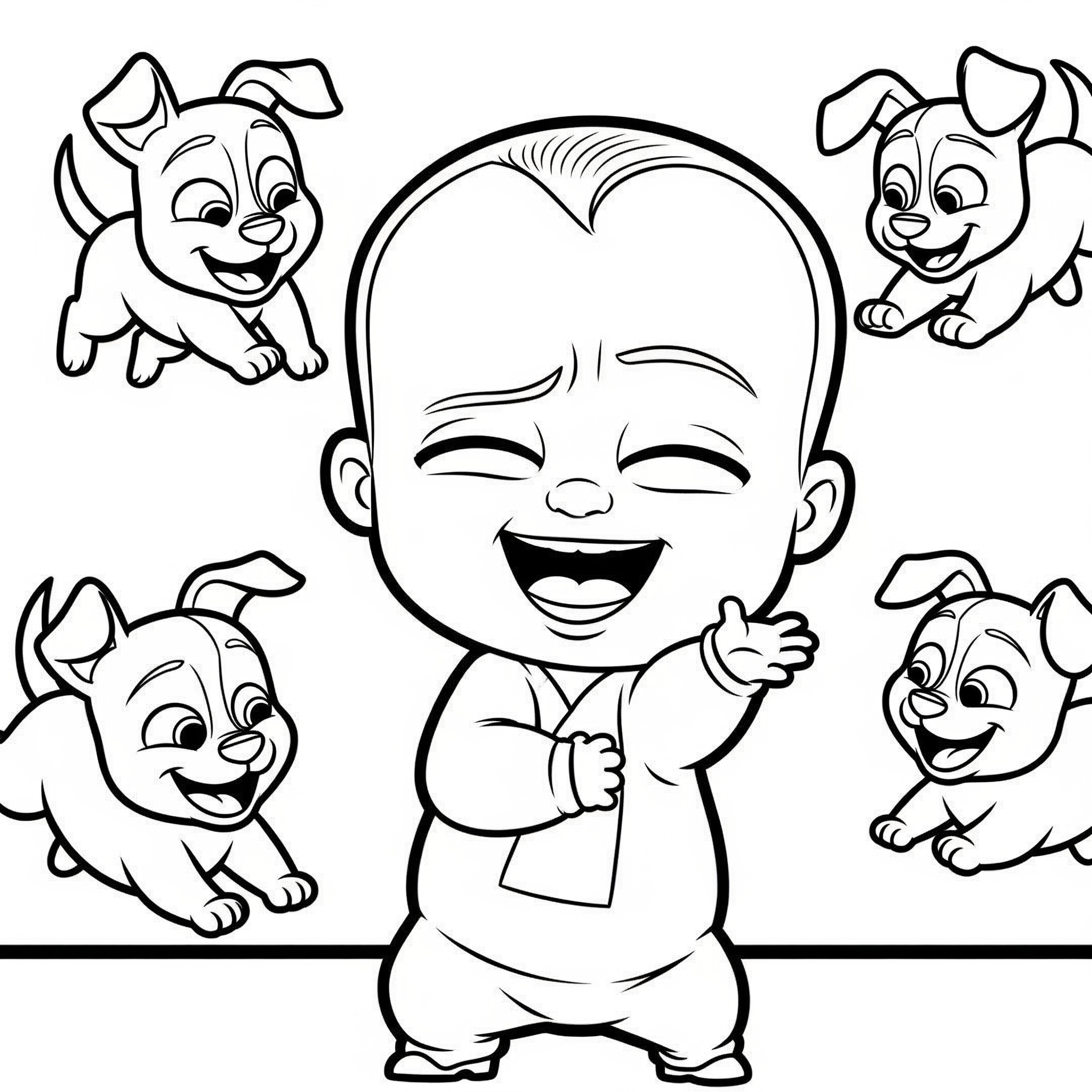 Boss Baby Coloring Pages 10 adult Boss Baby coloring pages