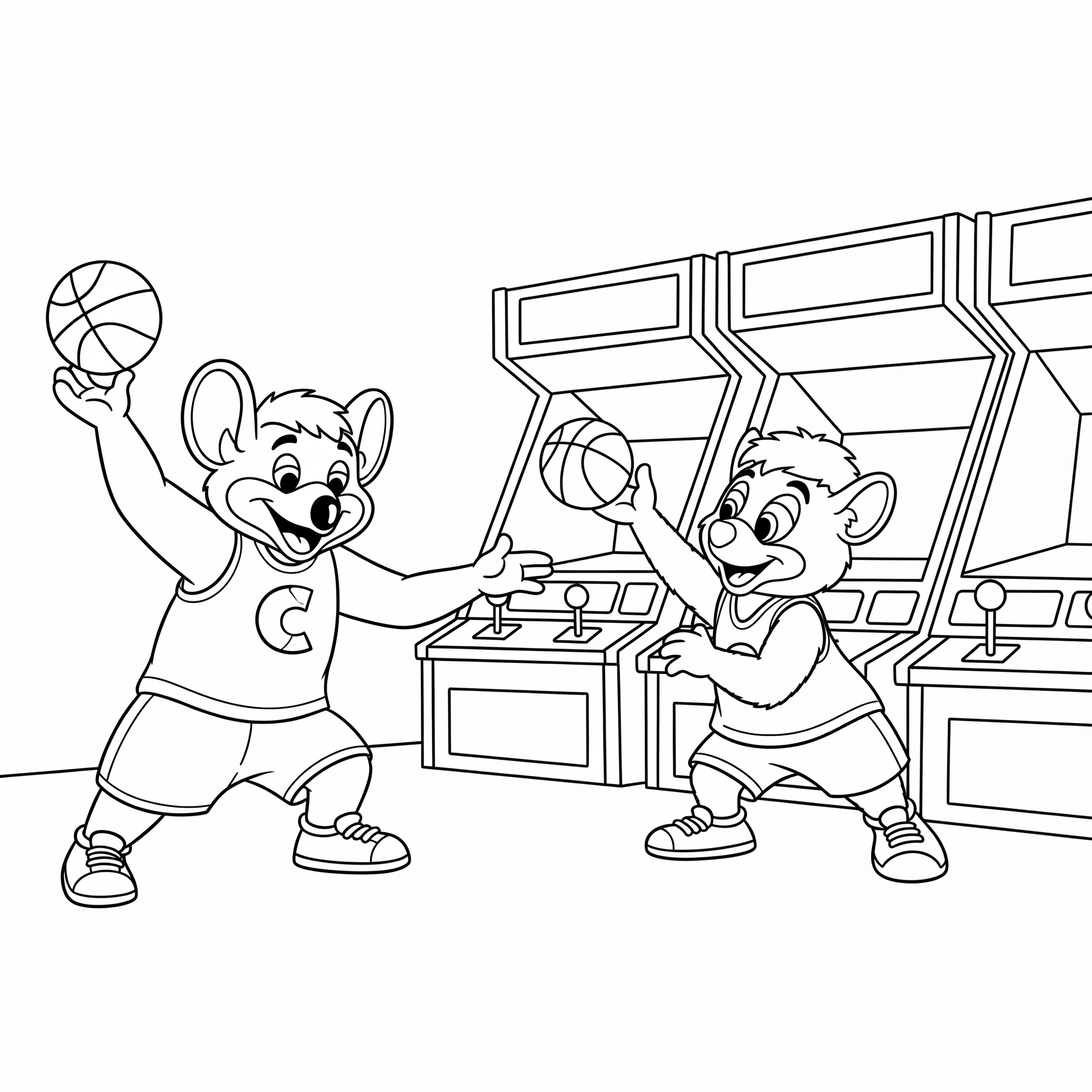Chuck E. Cheese Coloring Pages 15 Chuck E. Cheese coloring pages to print 1