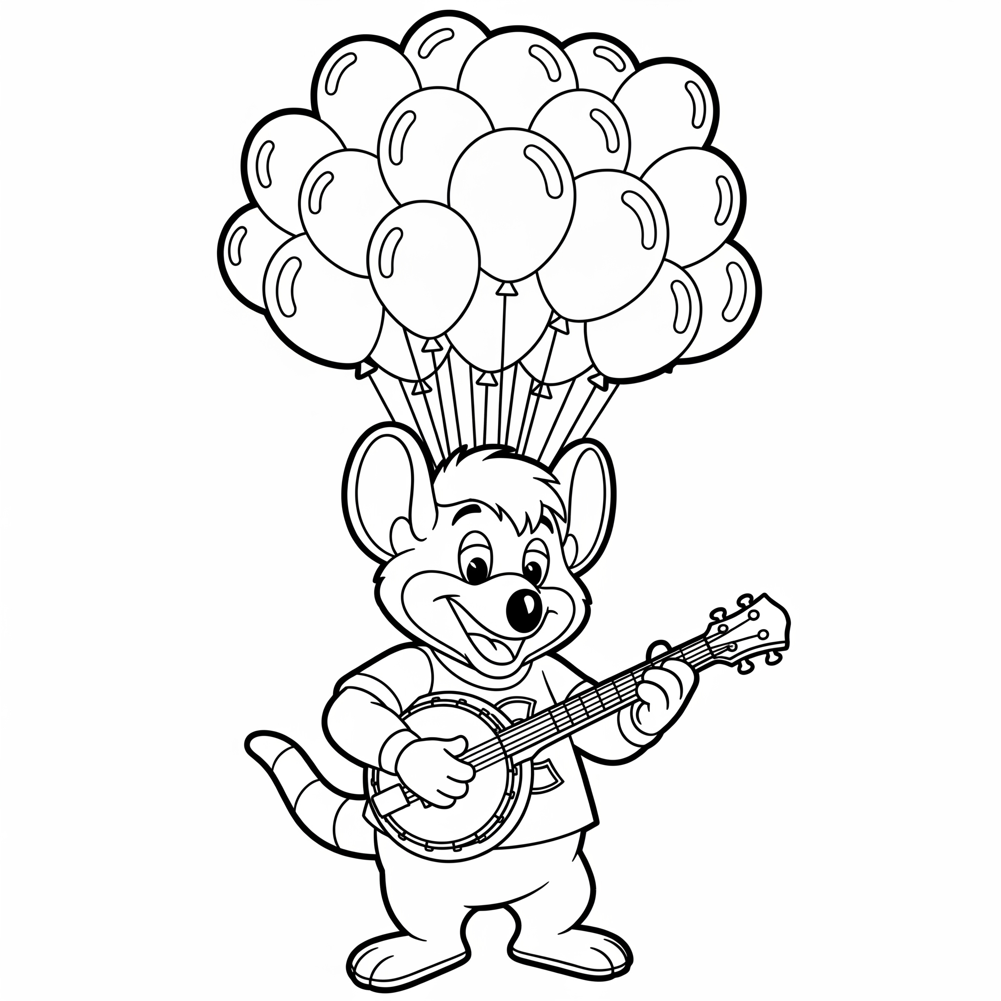 Chuck E. Cheese Coloring Pages 17 Chuck E. Cheese printable coloring pages