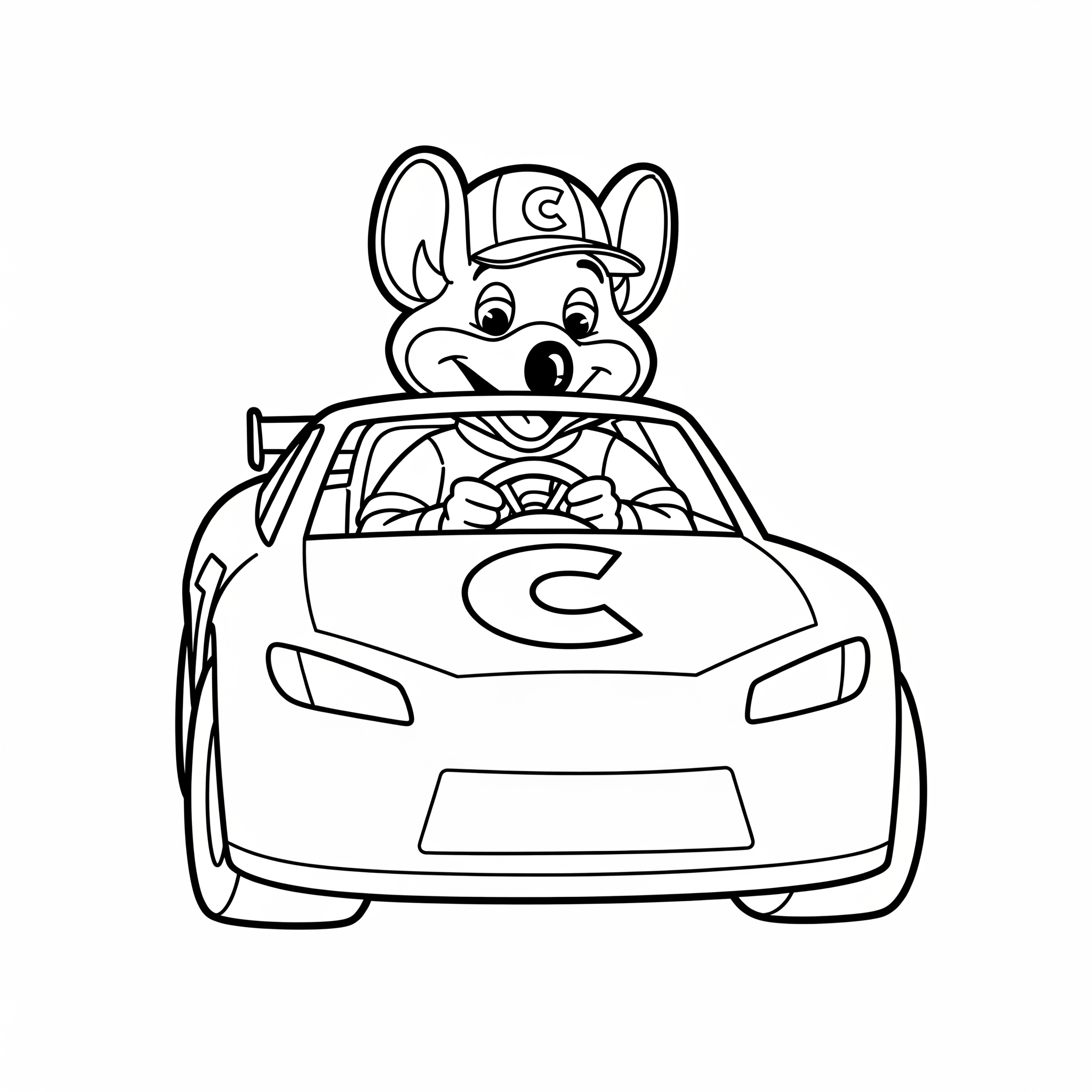 Chuck E. Cheese Coloring Pages 21 printable Chuck E. Cheese coloring pages for adults