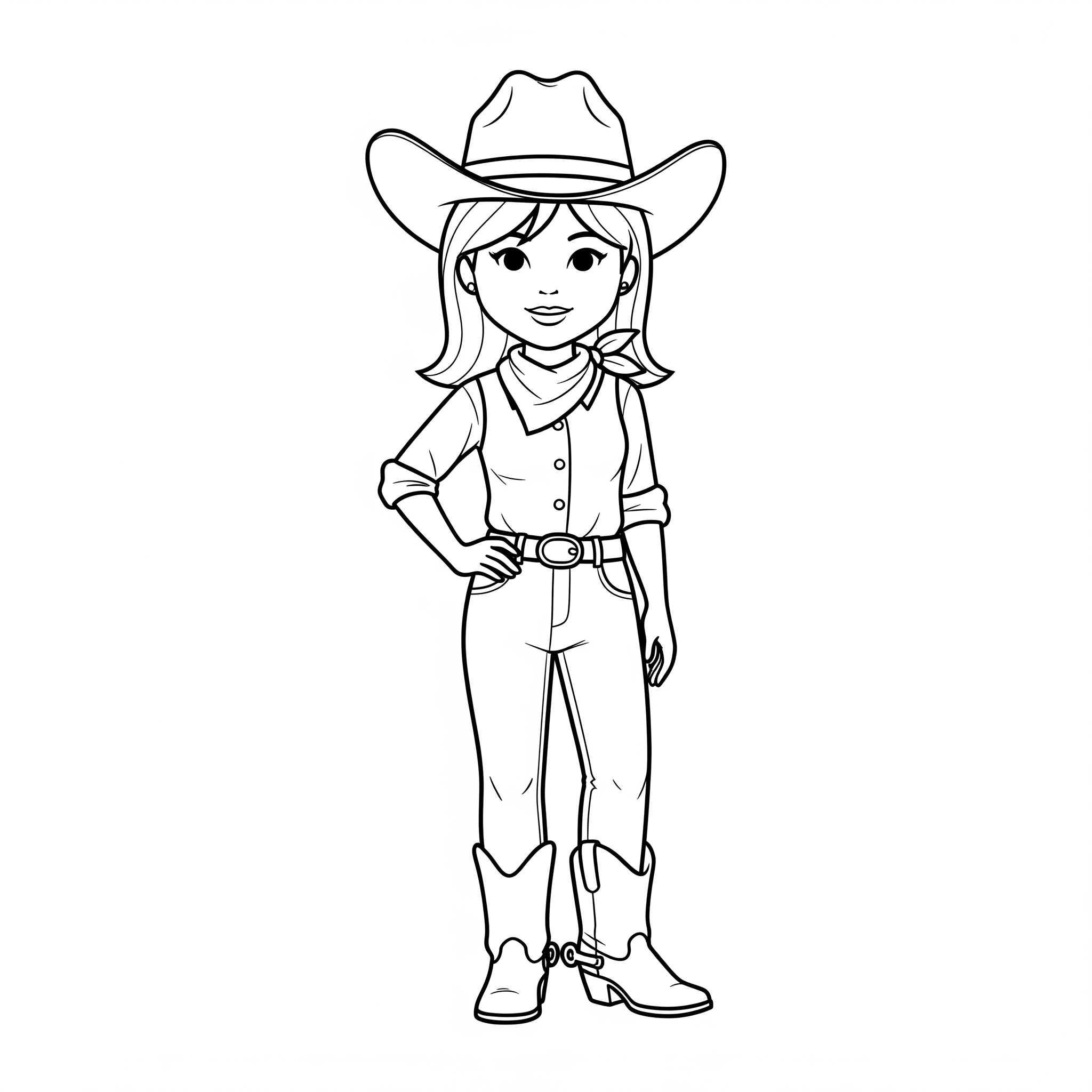 Cowgirl Coloring Pages 2 grinch cute Cowgirl coloring pages