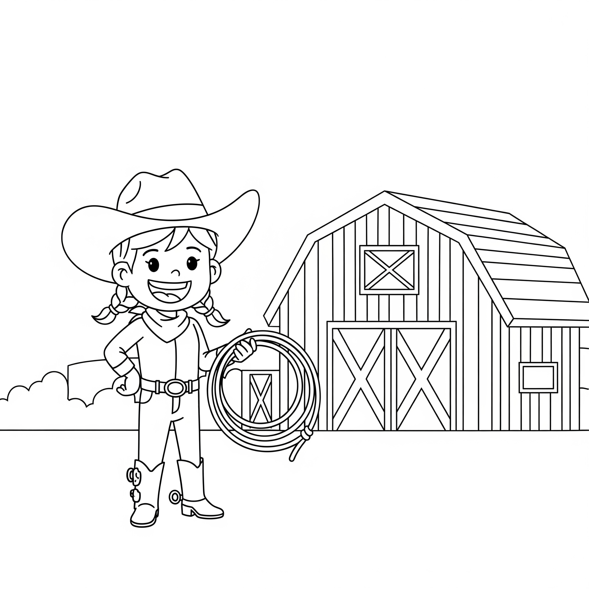 Cowgirl Coloring Pages 10 cute coloring pages Cowgirl