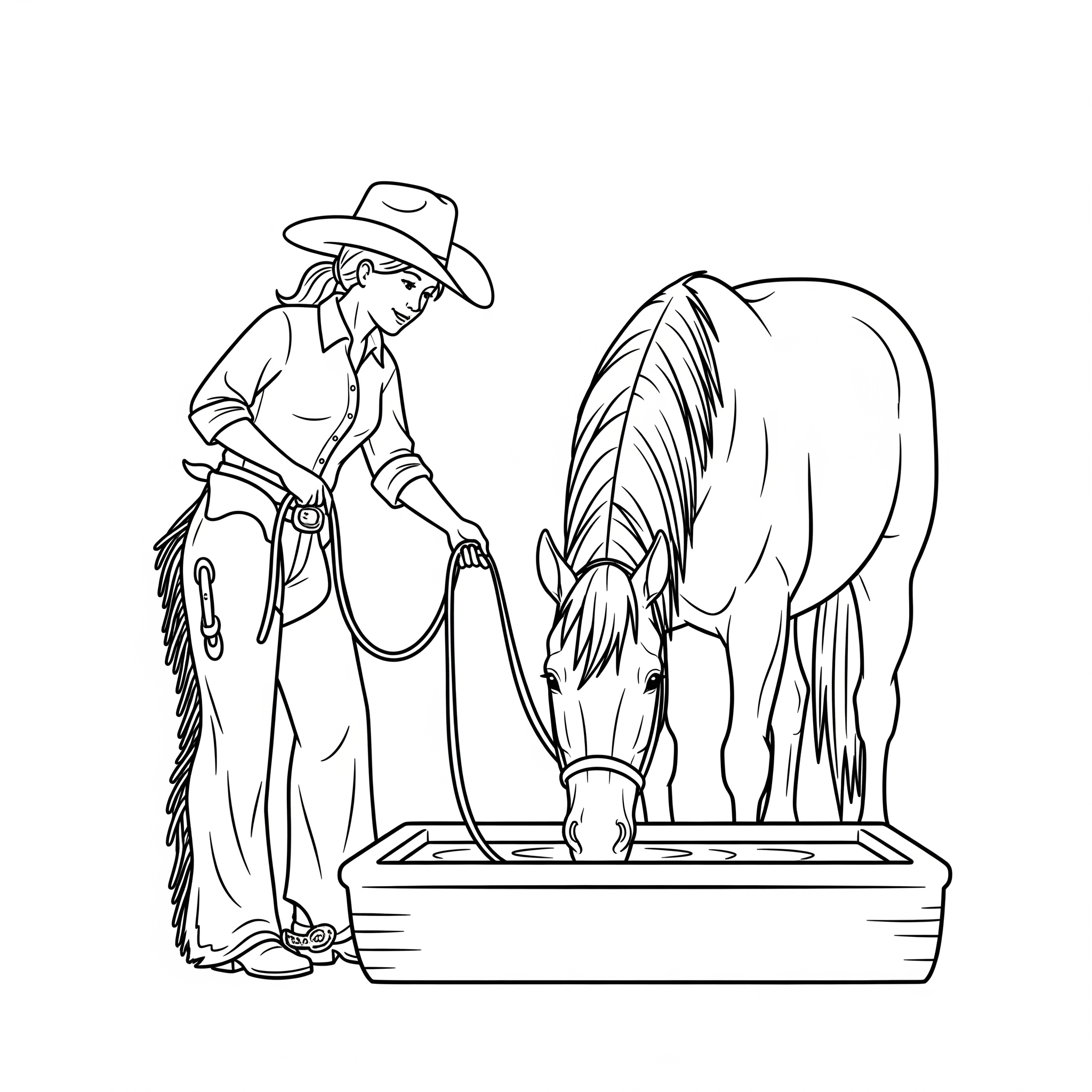 Cowgirl Coloring Pages 11 cute Cowgirl coloring pages