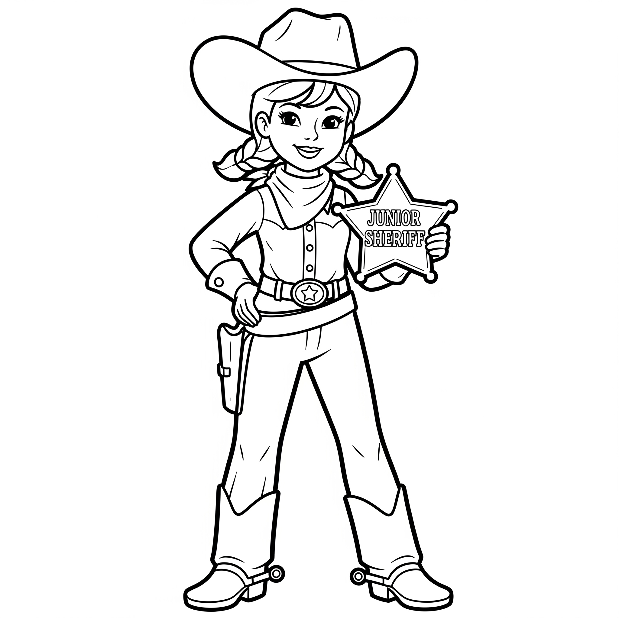 Cowgirl Coloring Pages 5 free printable coloring pages Cowgirl