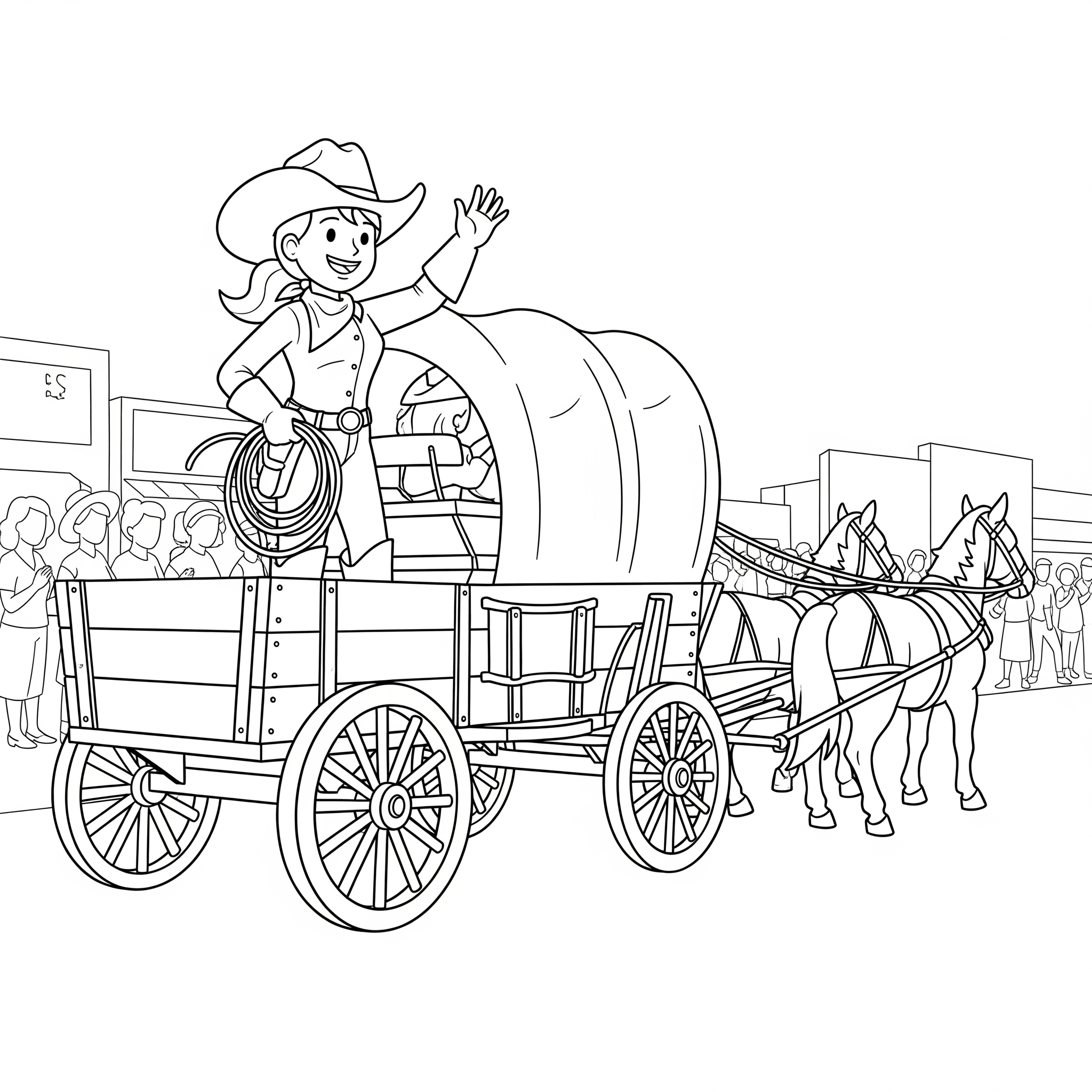 Cowgirl Coloring Pages 6 Cowgirl coloring pages for adults easy