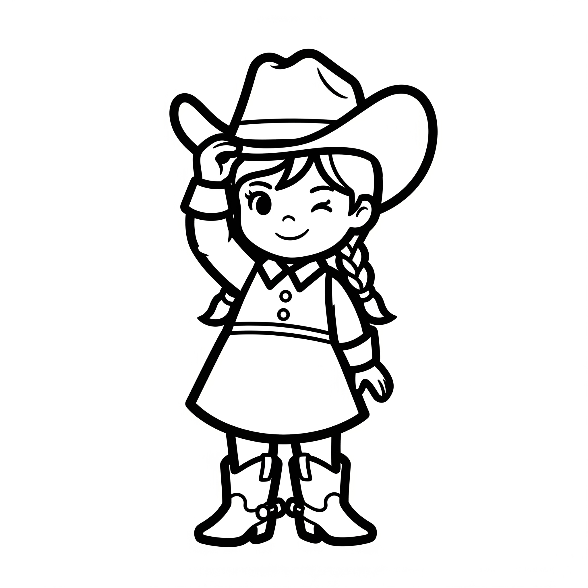 Cowgirl Coloring Pages 24 coloring Cowgirl pages
