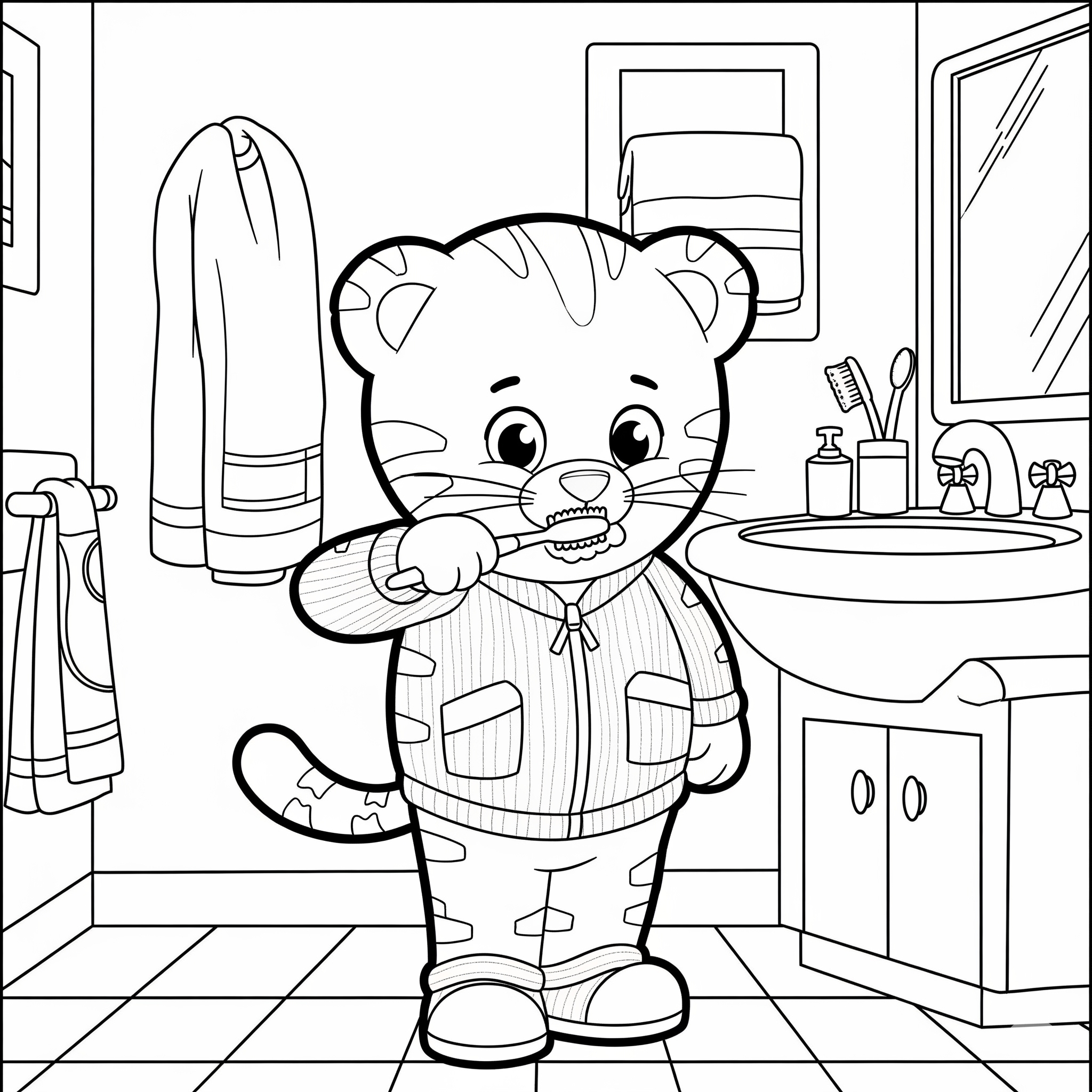 Daniel Tiger Coloring Pages 2 Daniel Tiger coloring pages for kids