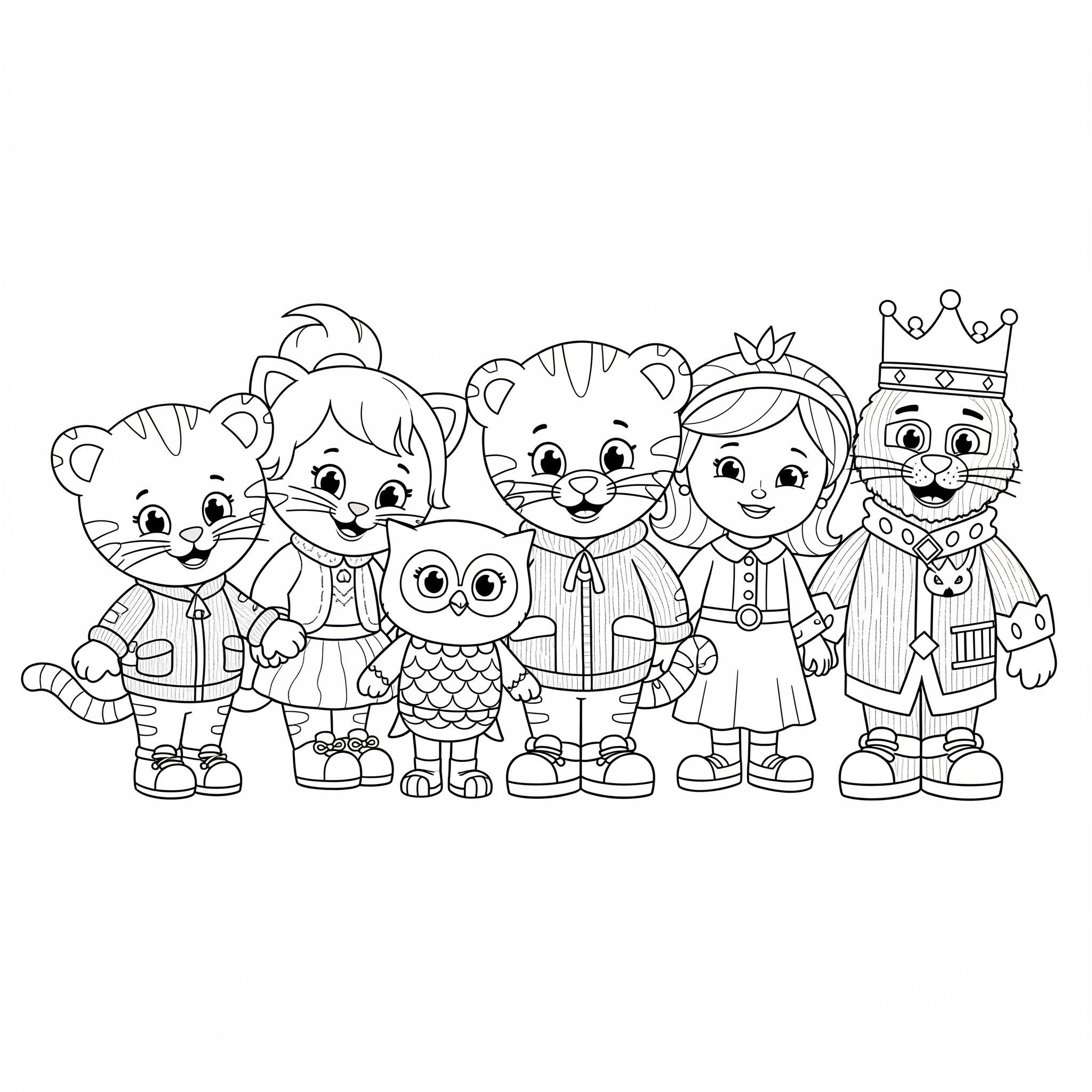 Daniel Tiger Coloring Pages 3 Daniel Tiger coloring pages for adults