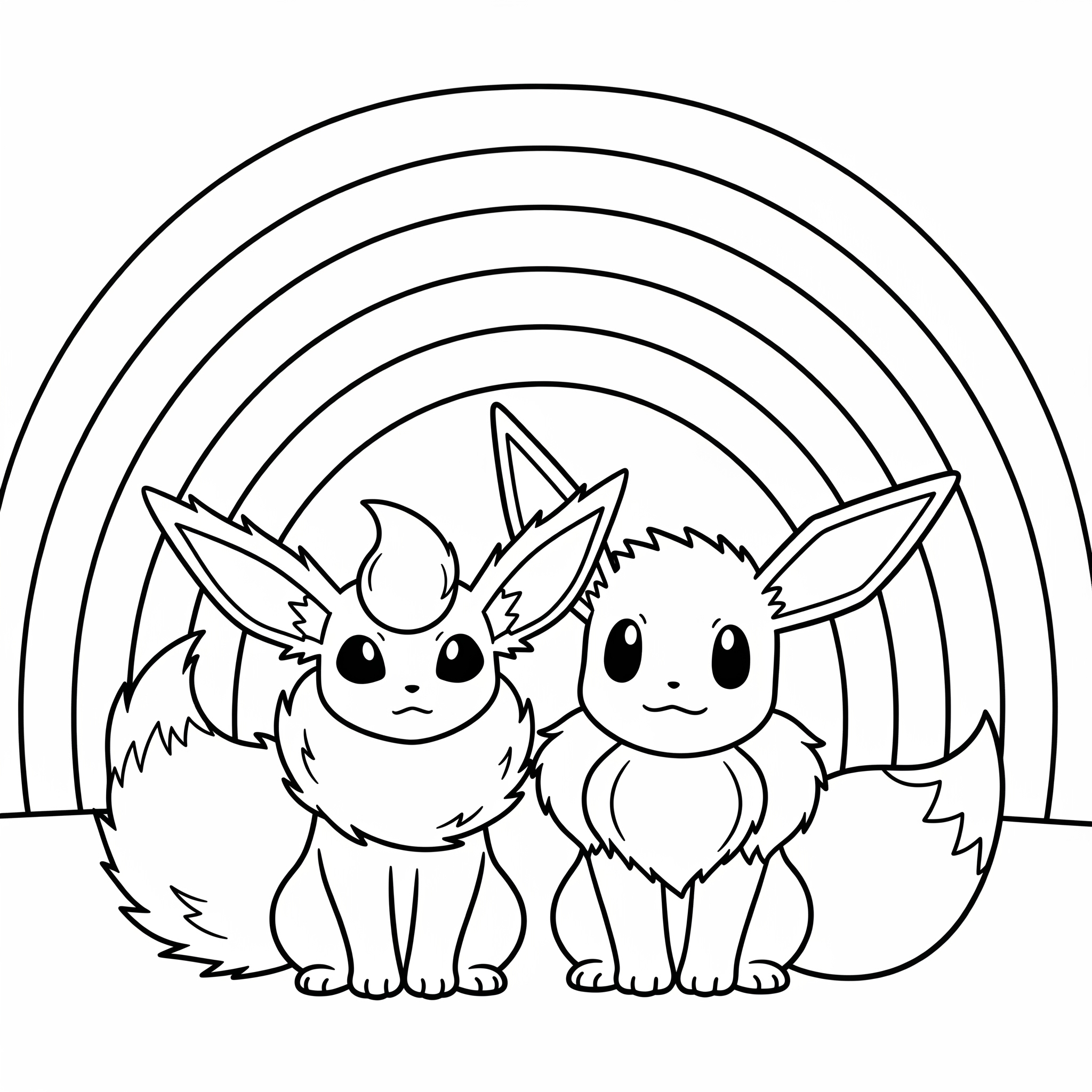 Flareon Coloring Pages 12 Flareon themed coloring pages