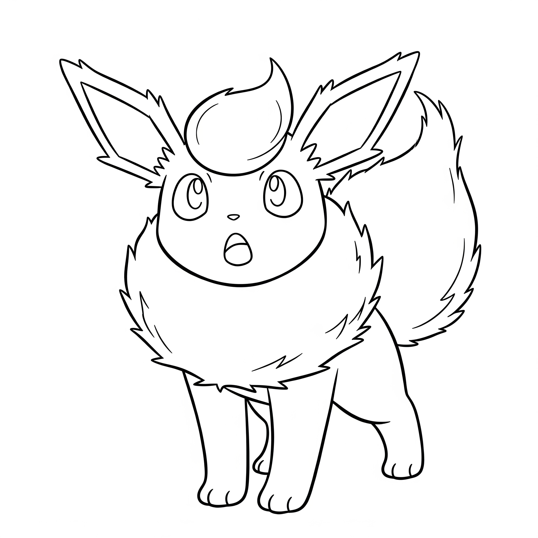 Flareon Coloring Pages 21 Flareon coloring pages pdf