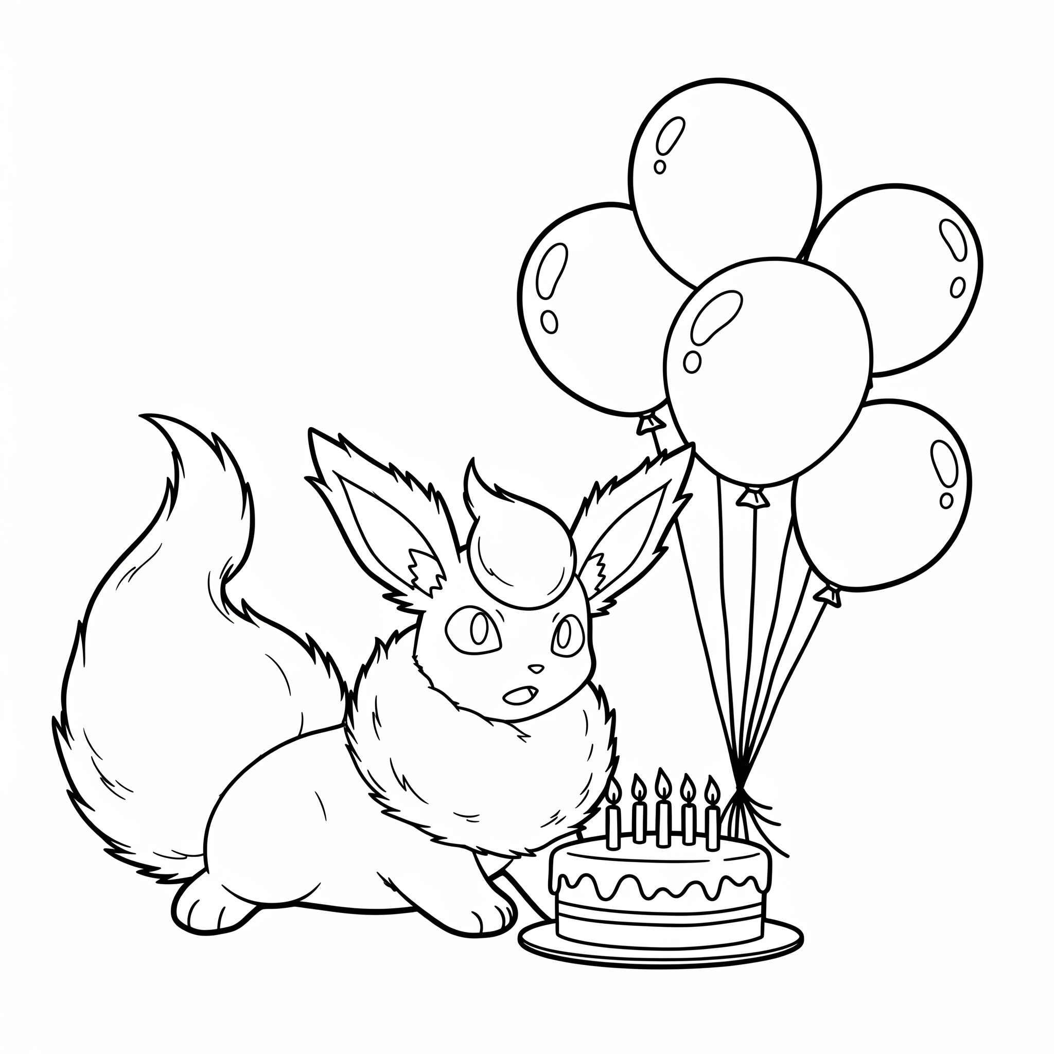 Flareon Coloring Pages 19 kids Flareon coloring pages