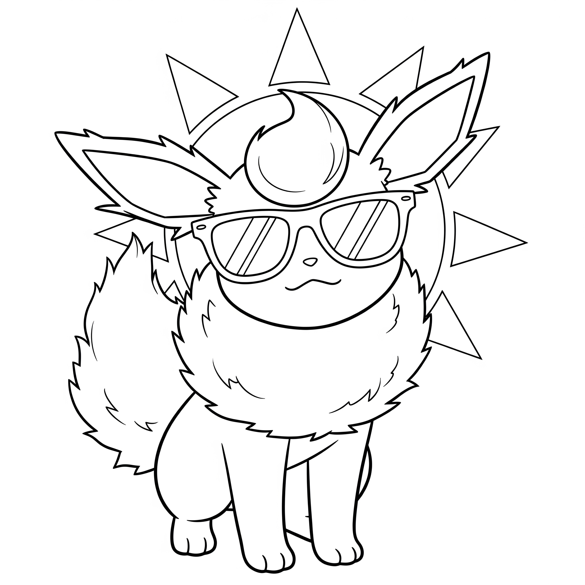 Flareon Coloring Pages 7 coloring pages Flareon