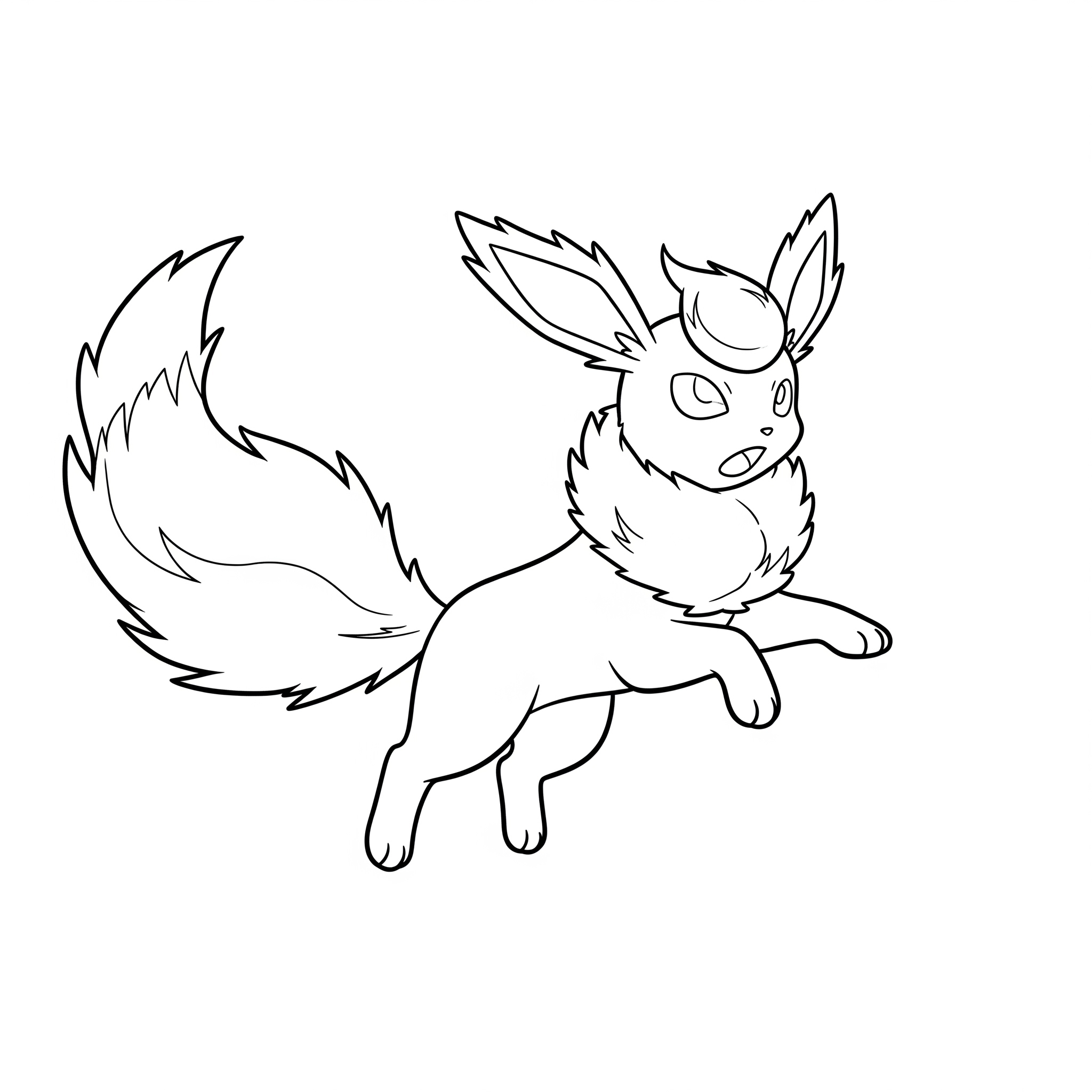 Flareon Coloring Pages 8 coloring pages for Flareon