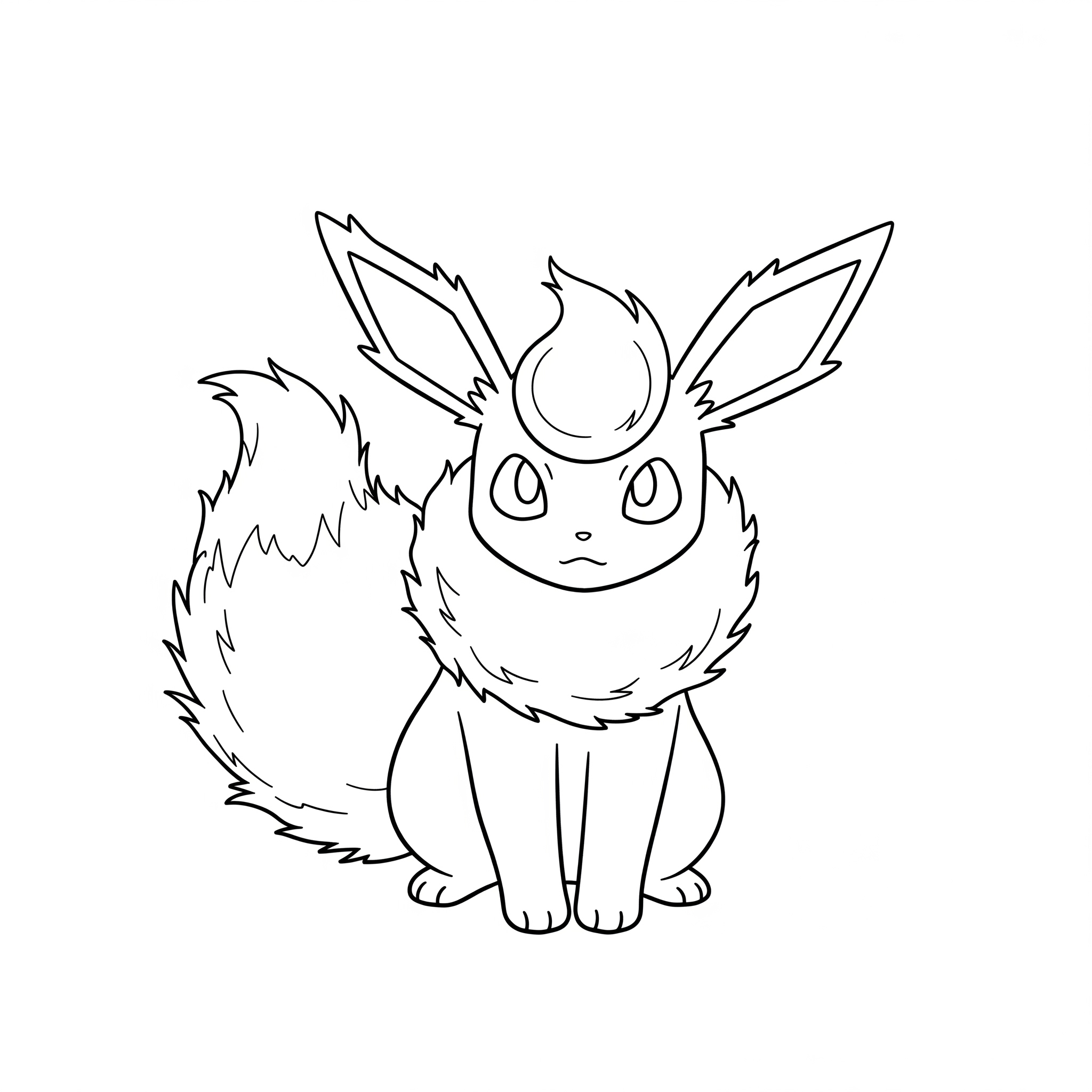 Flareon Coloring Pages 10 Flareon coloring pages