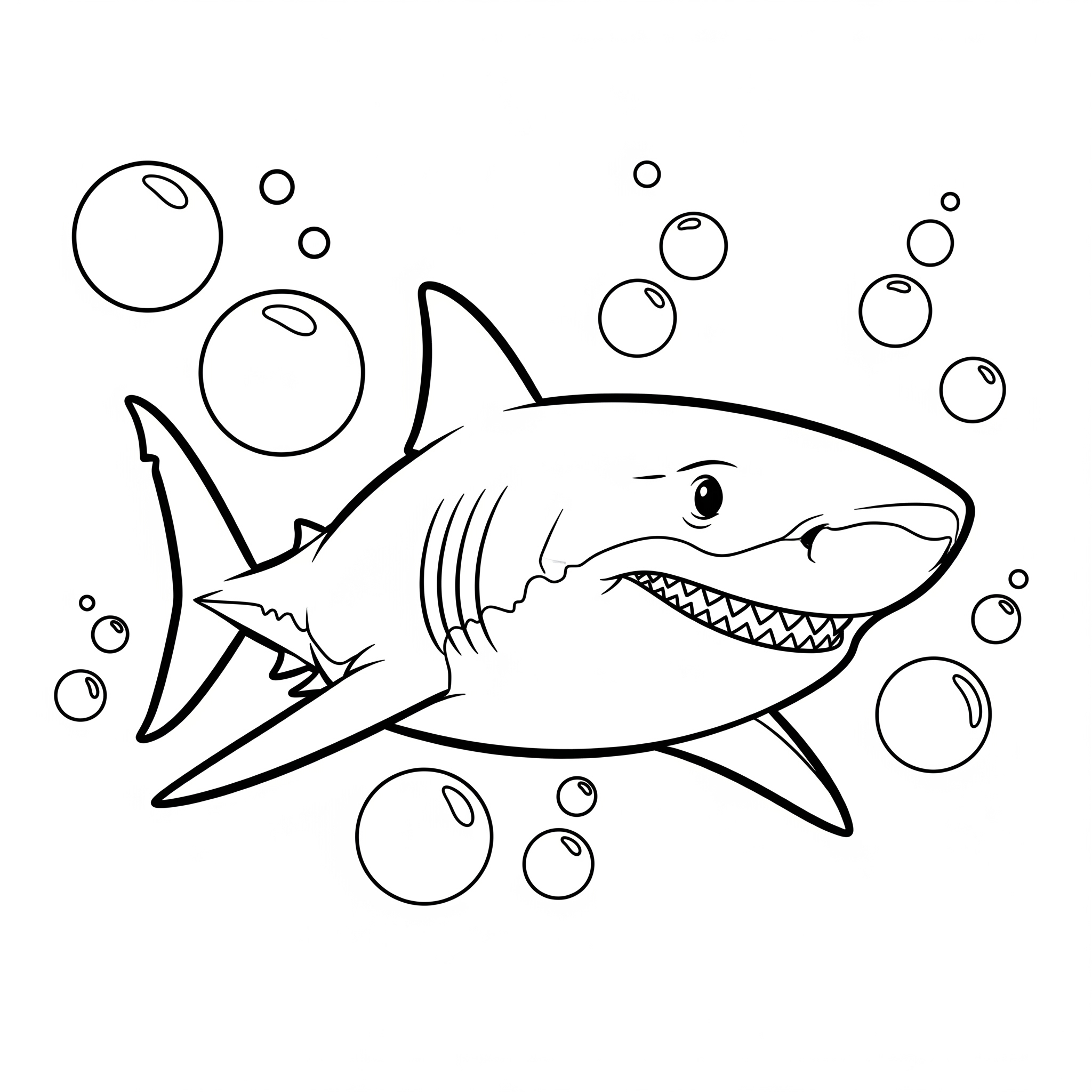 Great White Shark Coloring Pages 2 grinch Great White Shark coloring pages