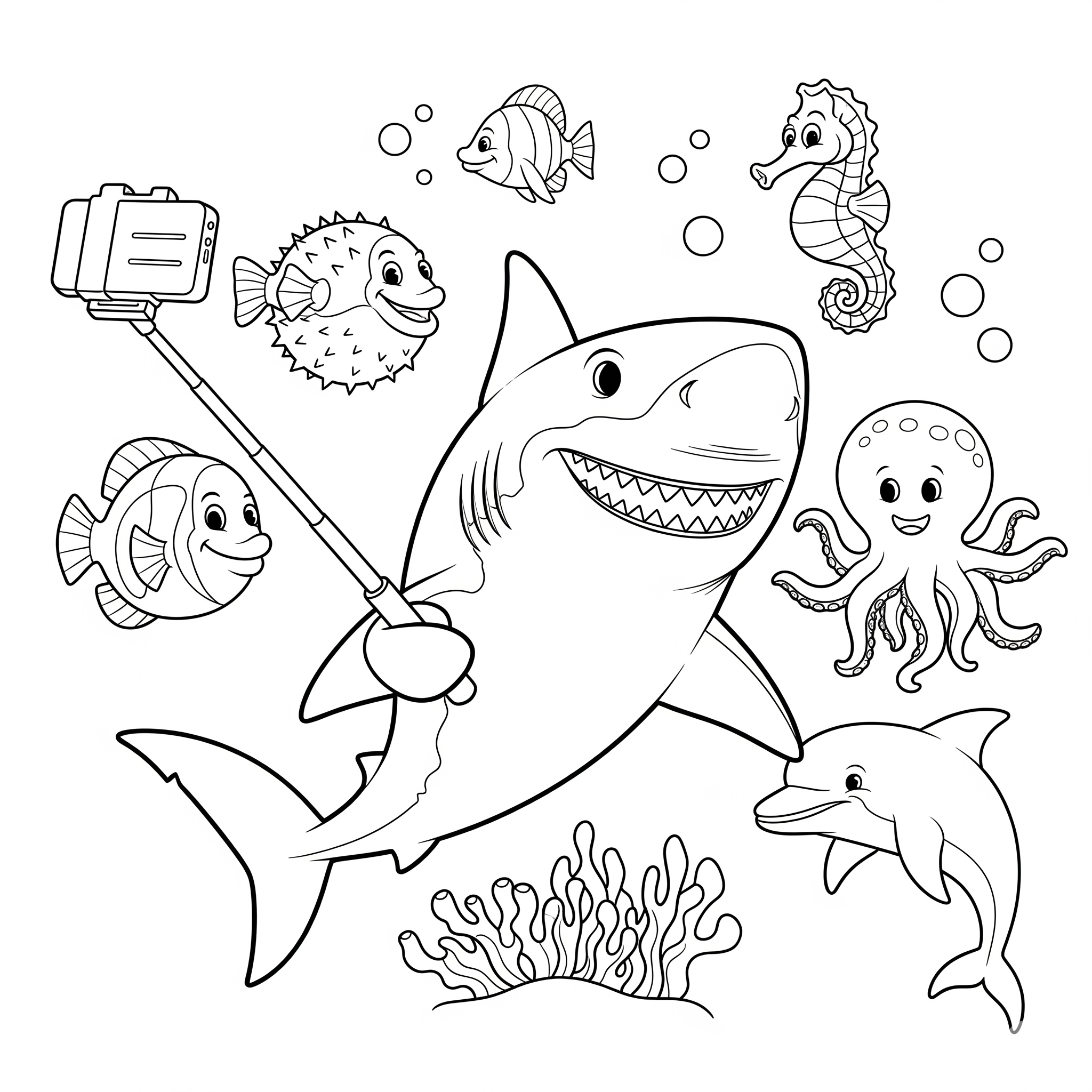 Great White Shark Coloring Pages 12 free printable Great White Shark coloring pages for adults
