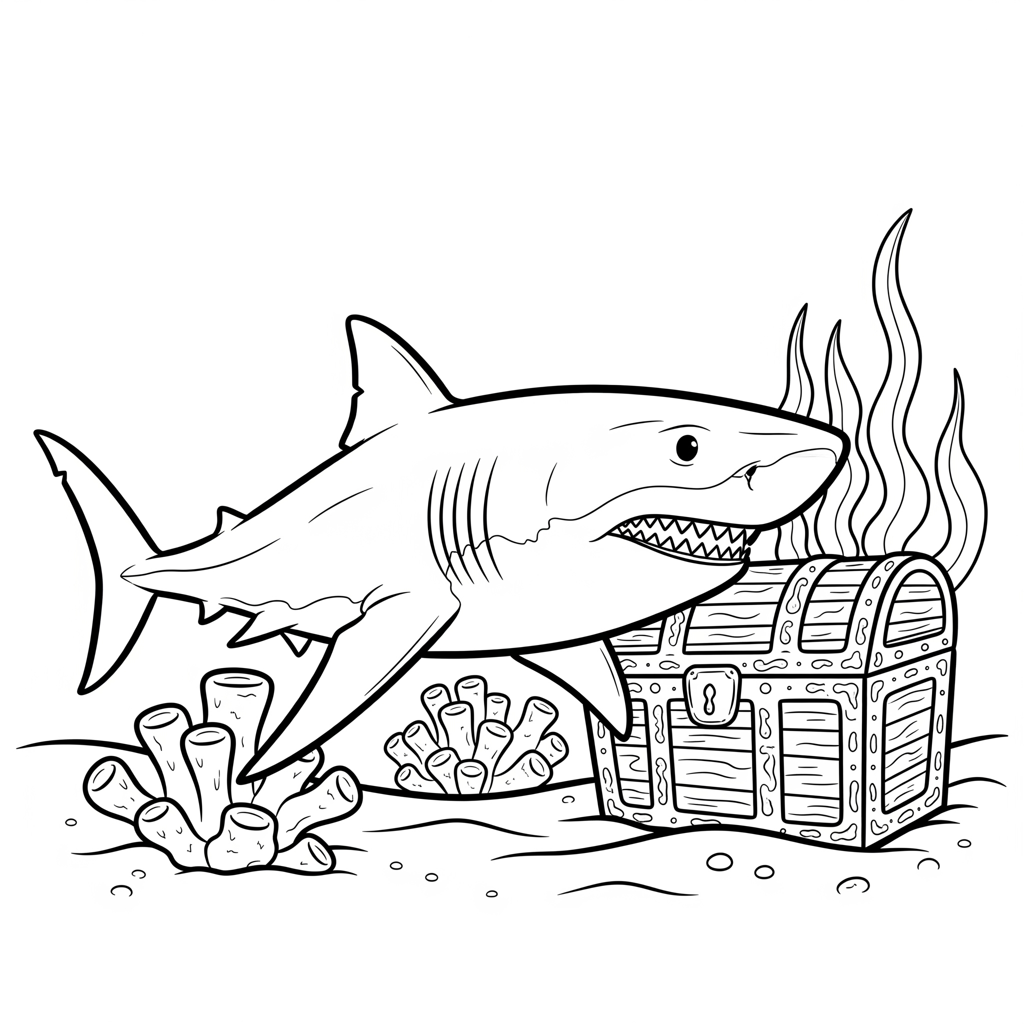 Great White Shark Coloring Pages 13 Great White Shark cards coloring pages 1