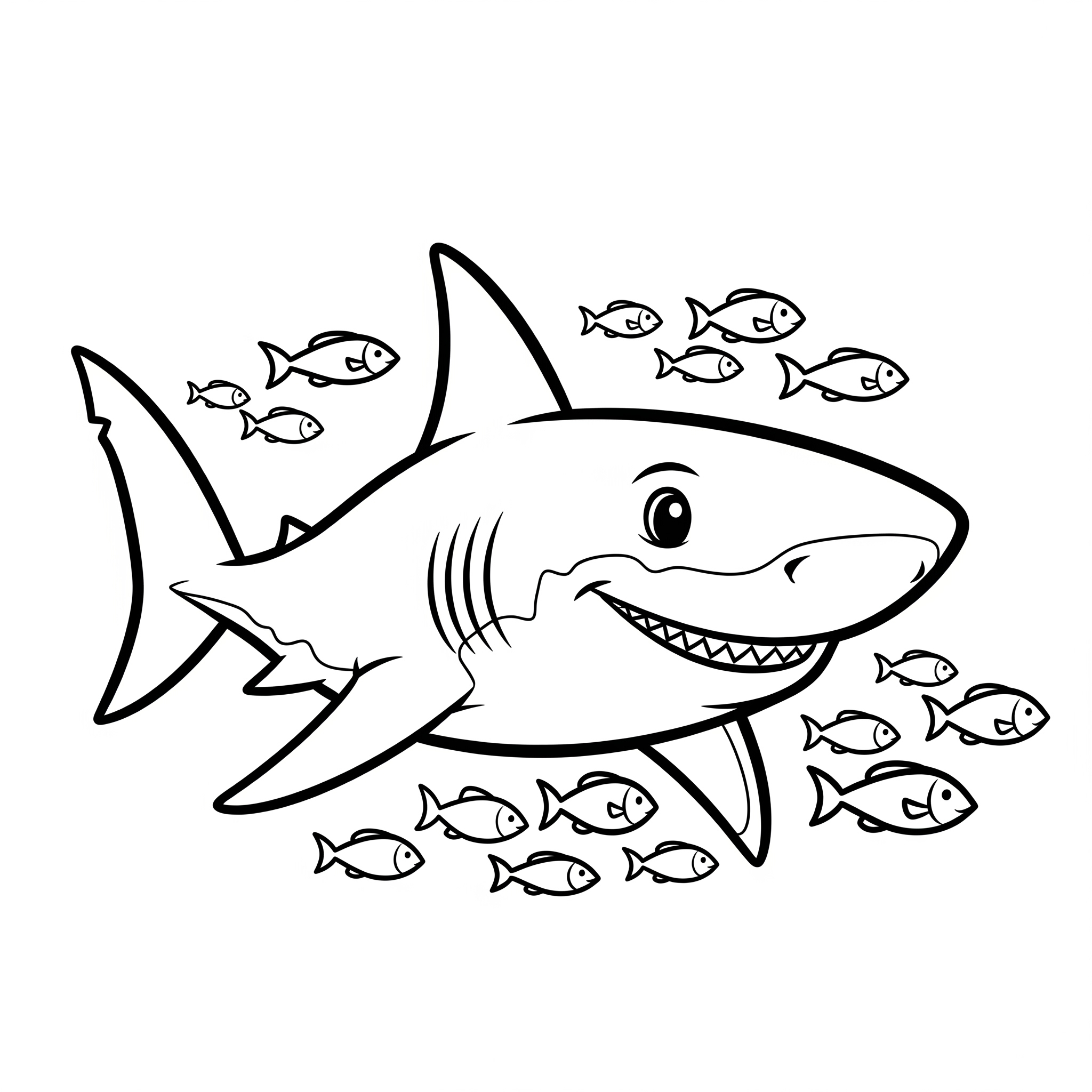 Great White Shark Coloring Pages 14 Great White Shark coloring pages for preschoolers