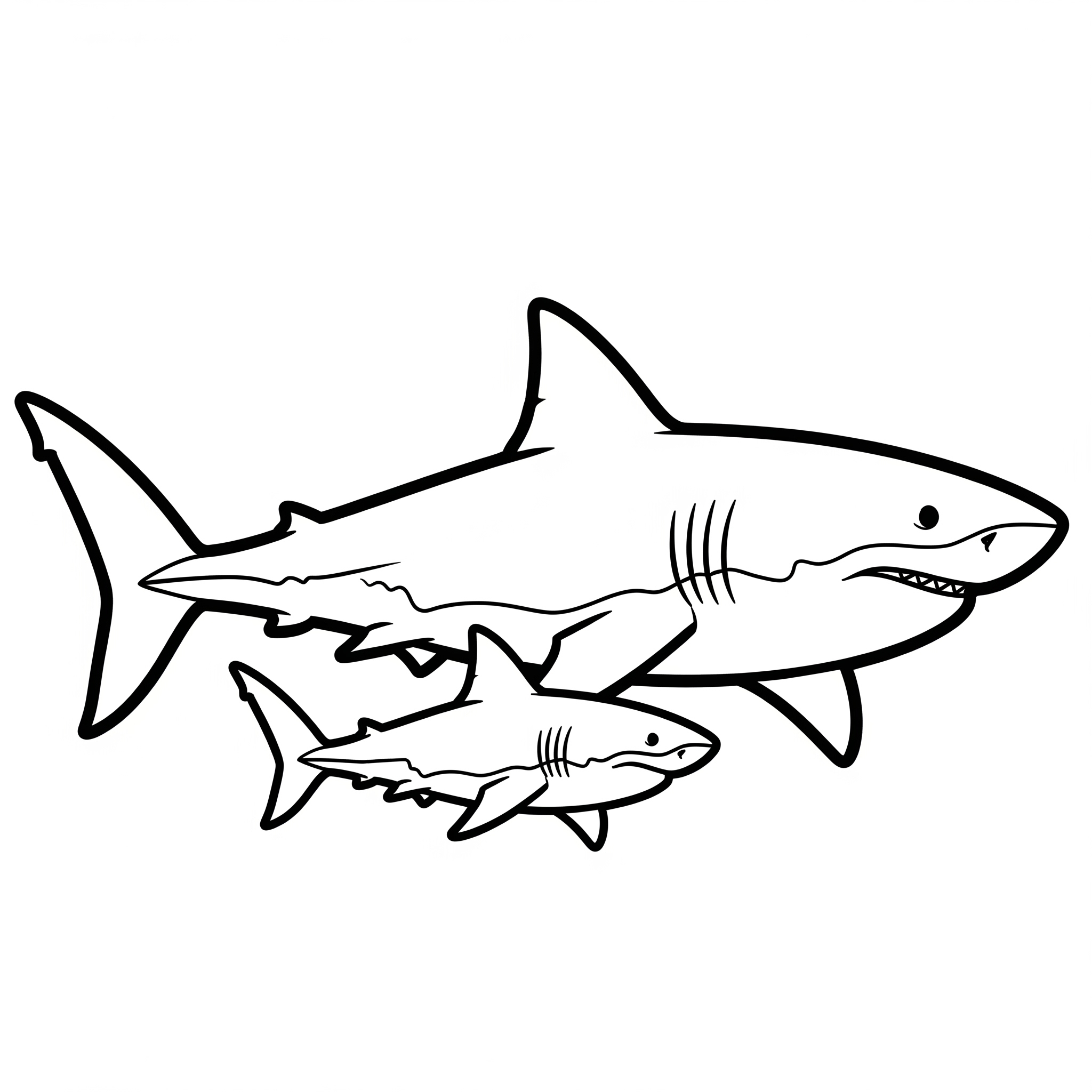 Great White Shark Coloring Pages 15 Great White Shark free coloring pages