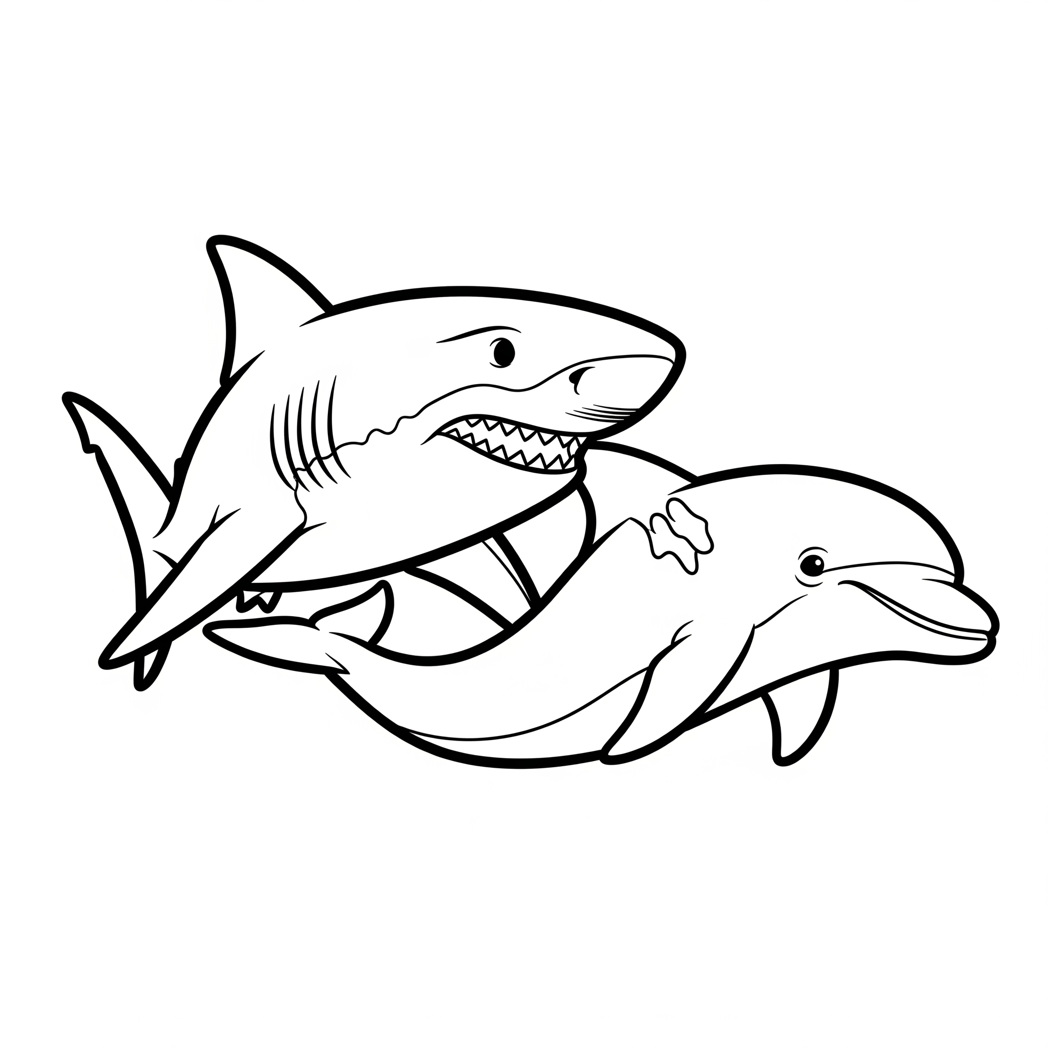 Great White Shark Coloring Pages 21 vintage Great White Shark coloring pages