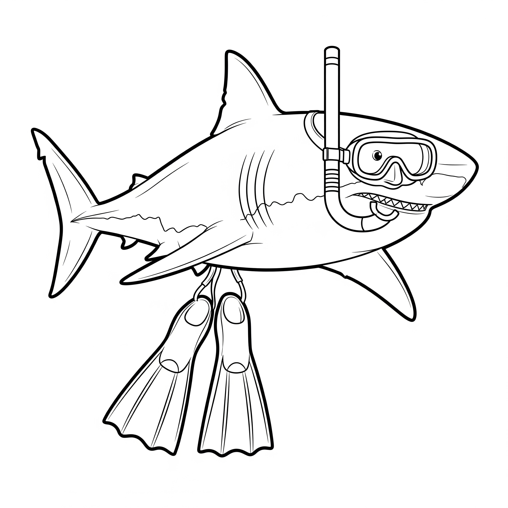 Great White Shark Coloring Pages 4 Great White Shark ornaments coloring pages