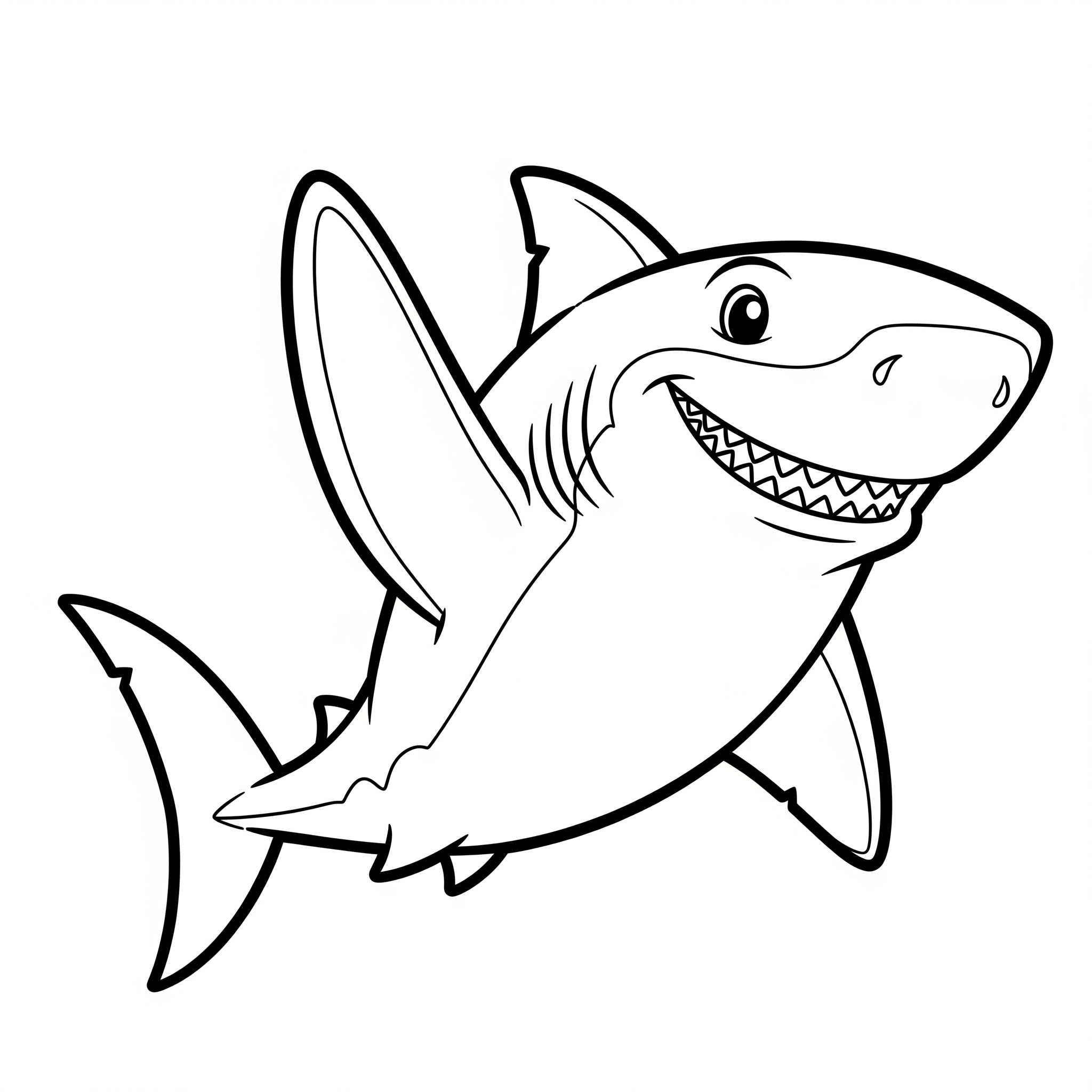 Great White Shark Coloring Pages 9 Great White Shark coloring pages