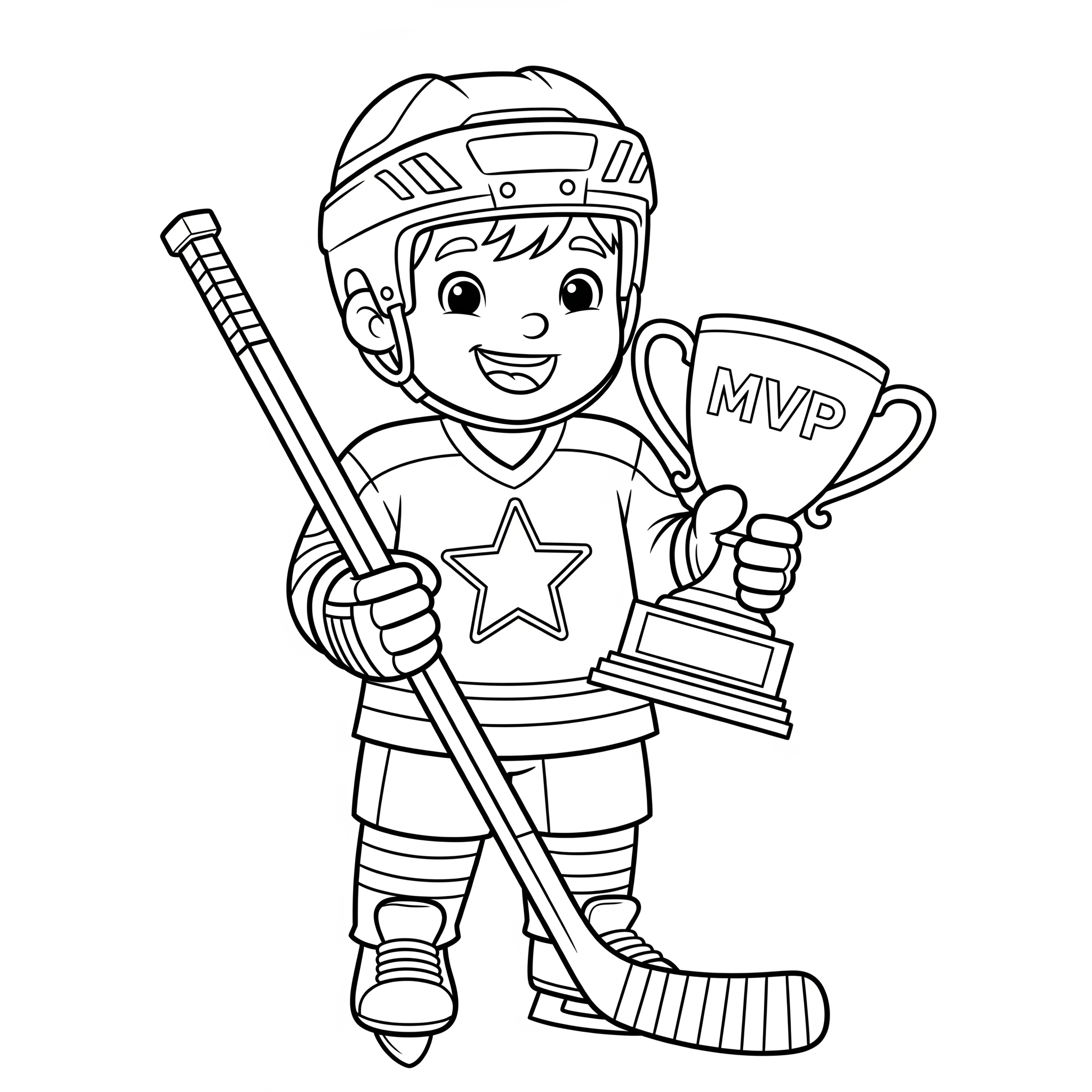 Hockey Coloring Pages 14 coloring Hockey pages 1