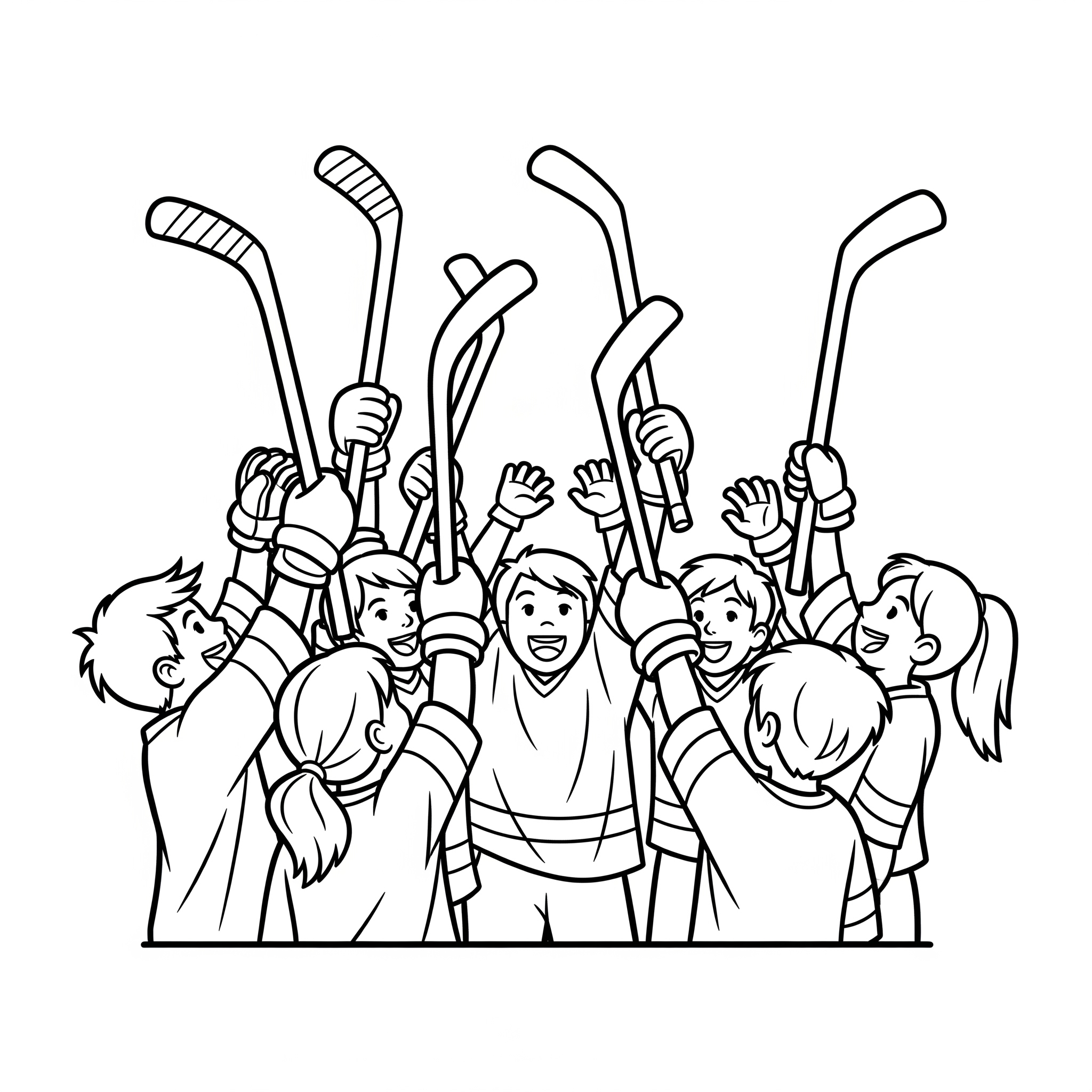 Hockey Coloring Pages 4 printable Hockey coloring pages for adults