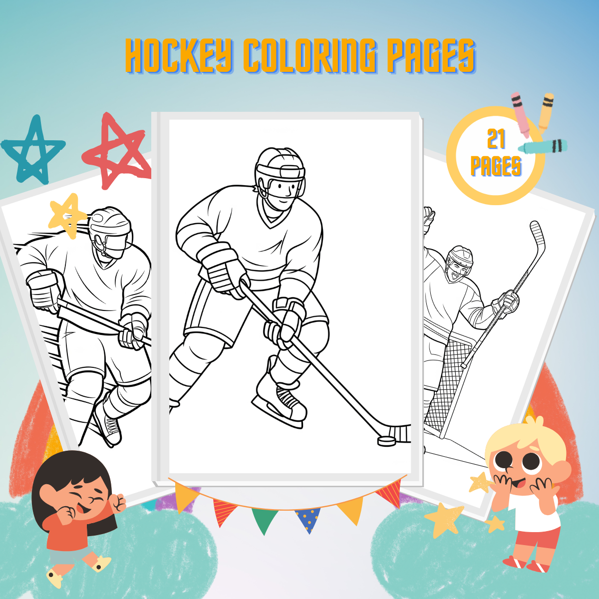 Hockey Coloring Pages