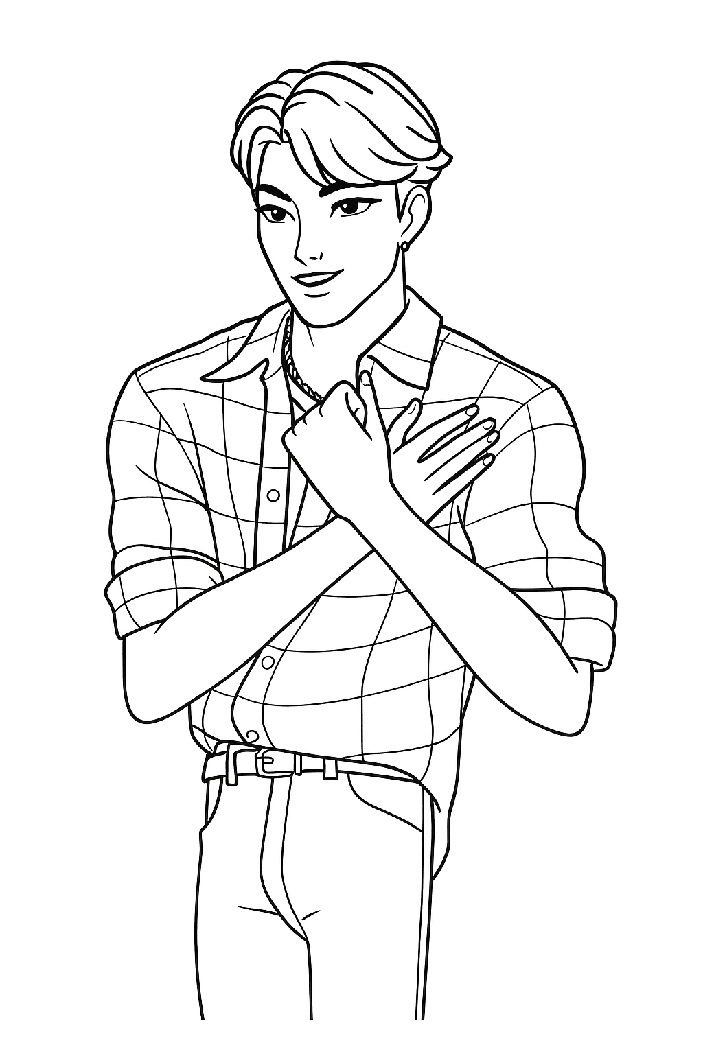 KPop Demon Hunters Coloring Pages 2 merry KPop Demon Hunters coloring pages