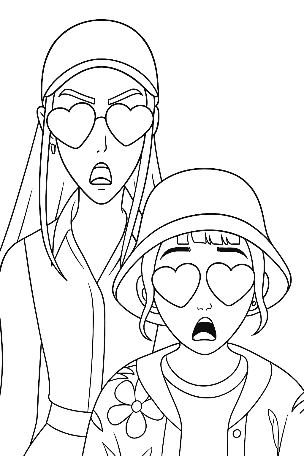 KPop Demon Hunters Coloring Pages 14 hard KPop Demon Hunters coloring pages