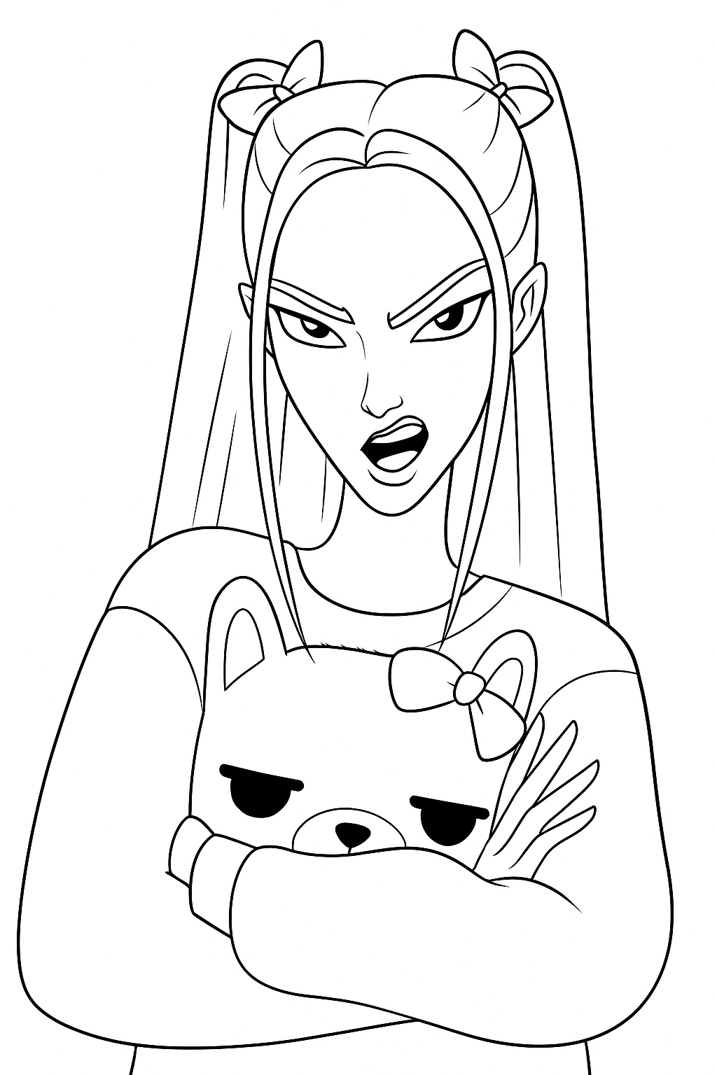 KPop Demon Hunters Coloring Pages 22 KPop Demon Hunters coloring pages pdf