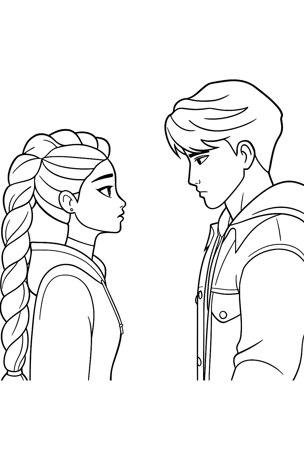 KPop Demon Hunters Coloring Pages 4 KPop Demon Hunters coloring book pages