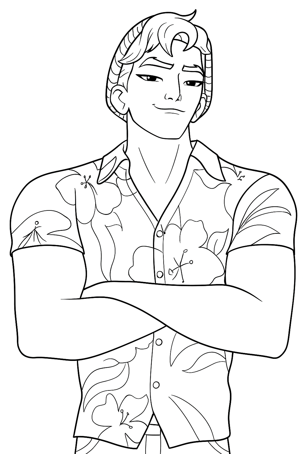 KPop Demon Hunters Coloring Pages 7 KPop Demon Hunters coloring pages free printable