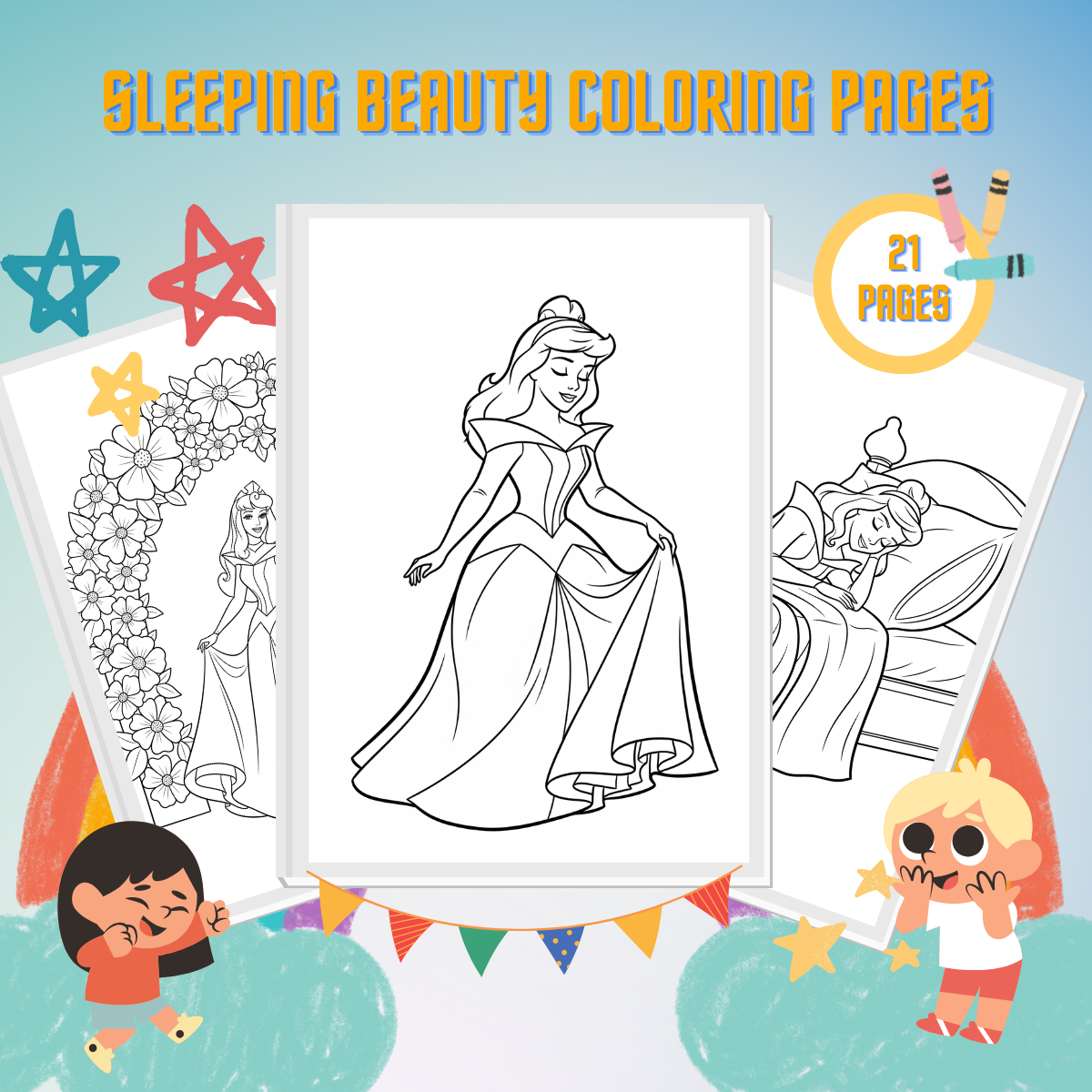 Sleeping Beauty Coloring Pages thumbnail
