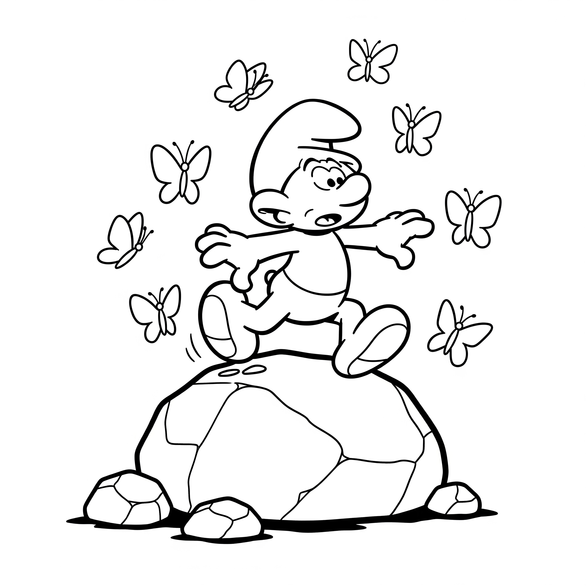 Smurf Coloring Pages 11 Smurf coloring pages