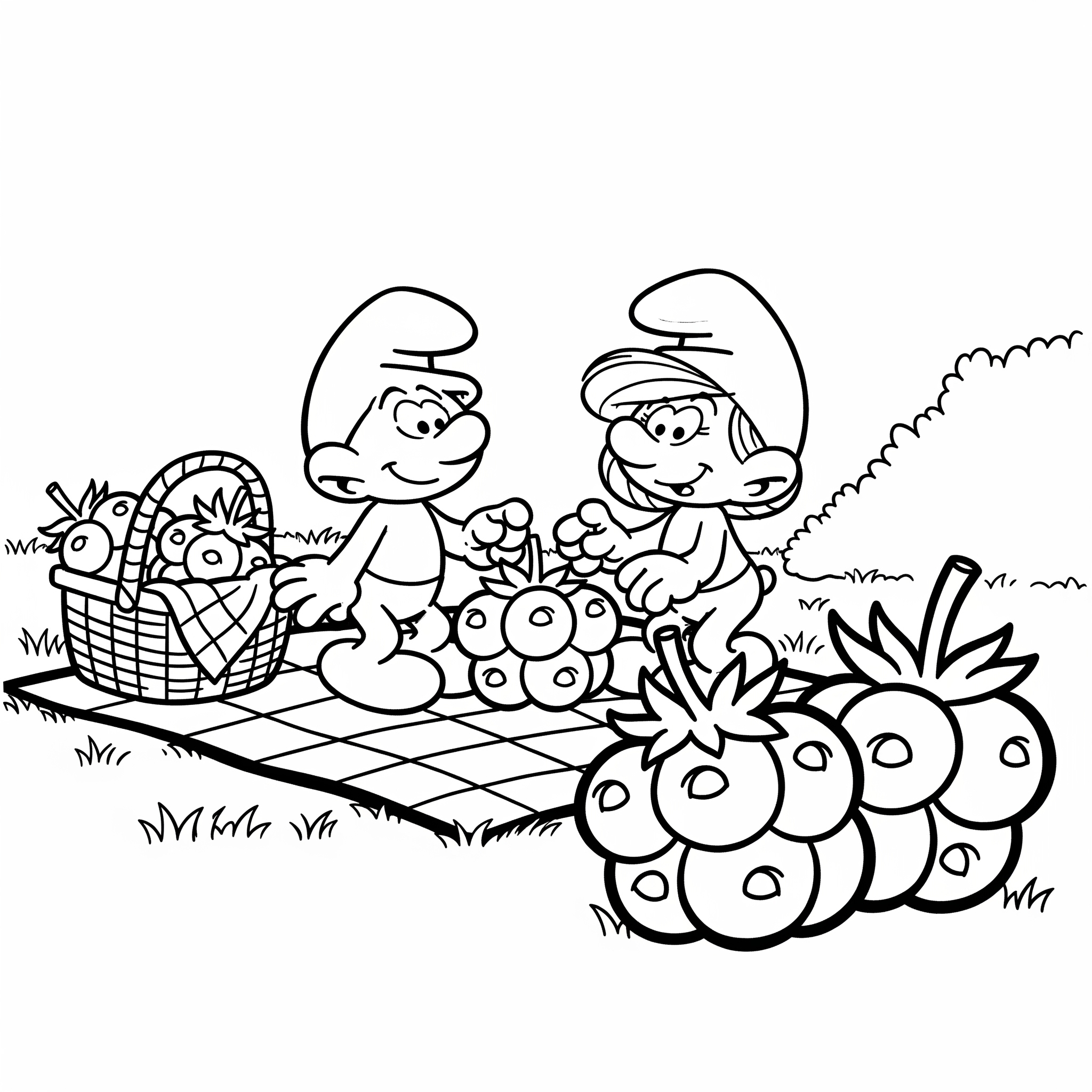 Smurf Coloring Pages 14 coloring pages for kids Smurf