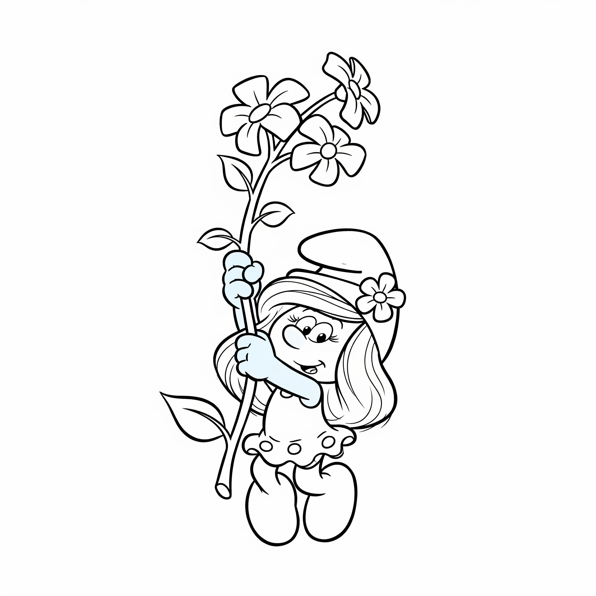 Smurf Coloring Pages 16 free printable coloring pages Smurf