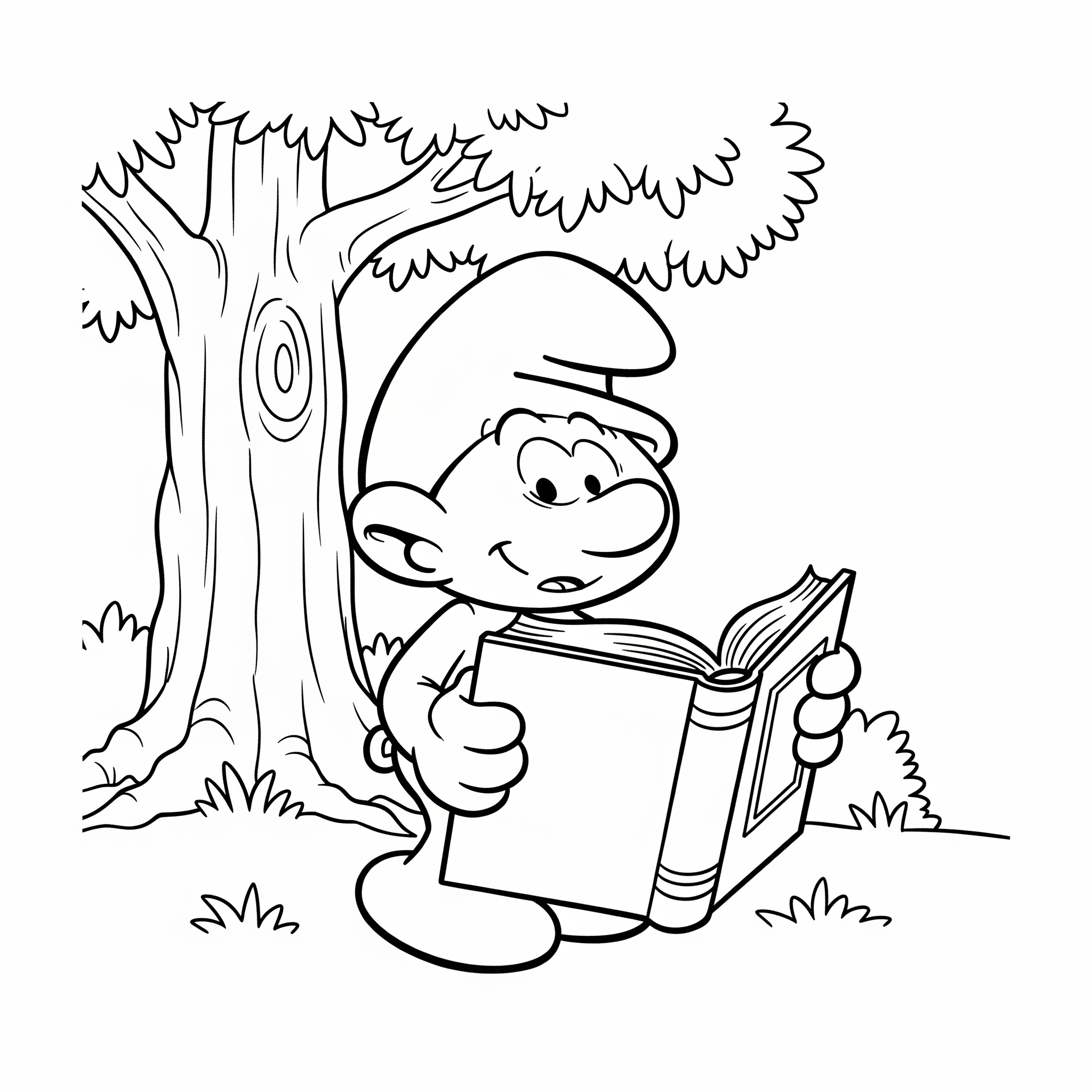 Smurf Coloring Pages 17 Smurf adult coloring pages